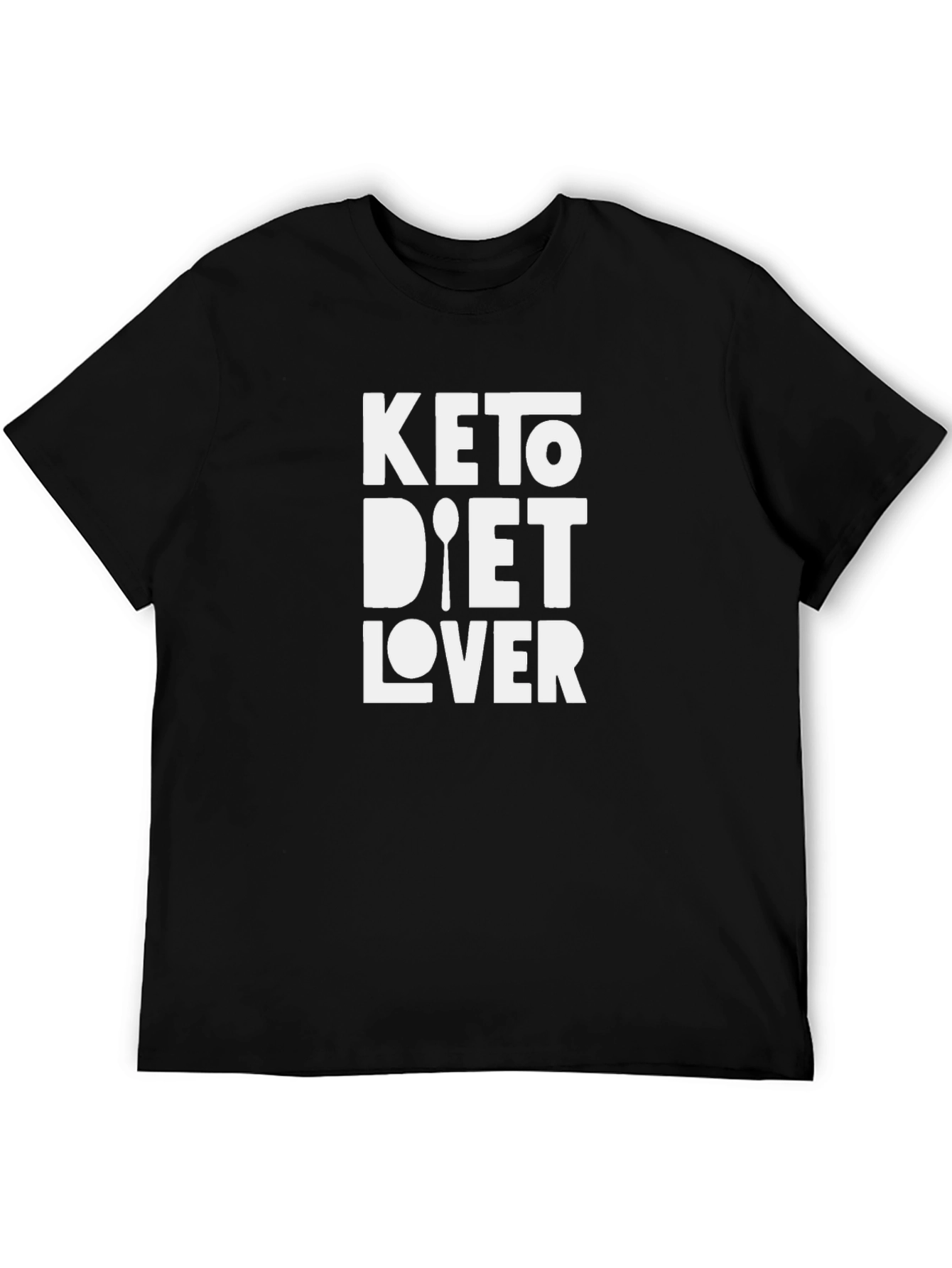 Keto Diet Lover Tee - Black Graphic T-Shirt