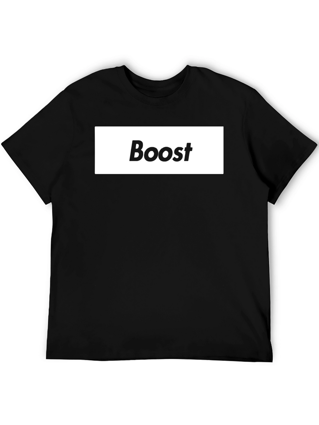 Boost Graphic Black T-Shirt - Stylish & Comfy