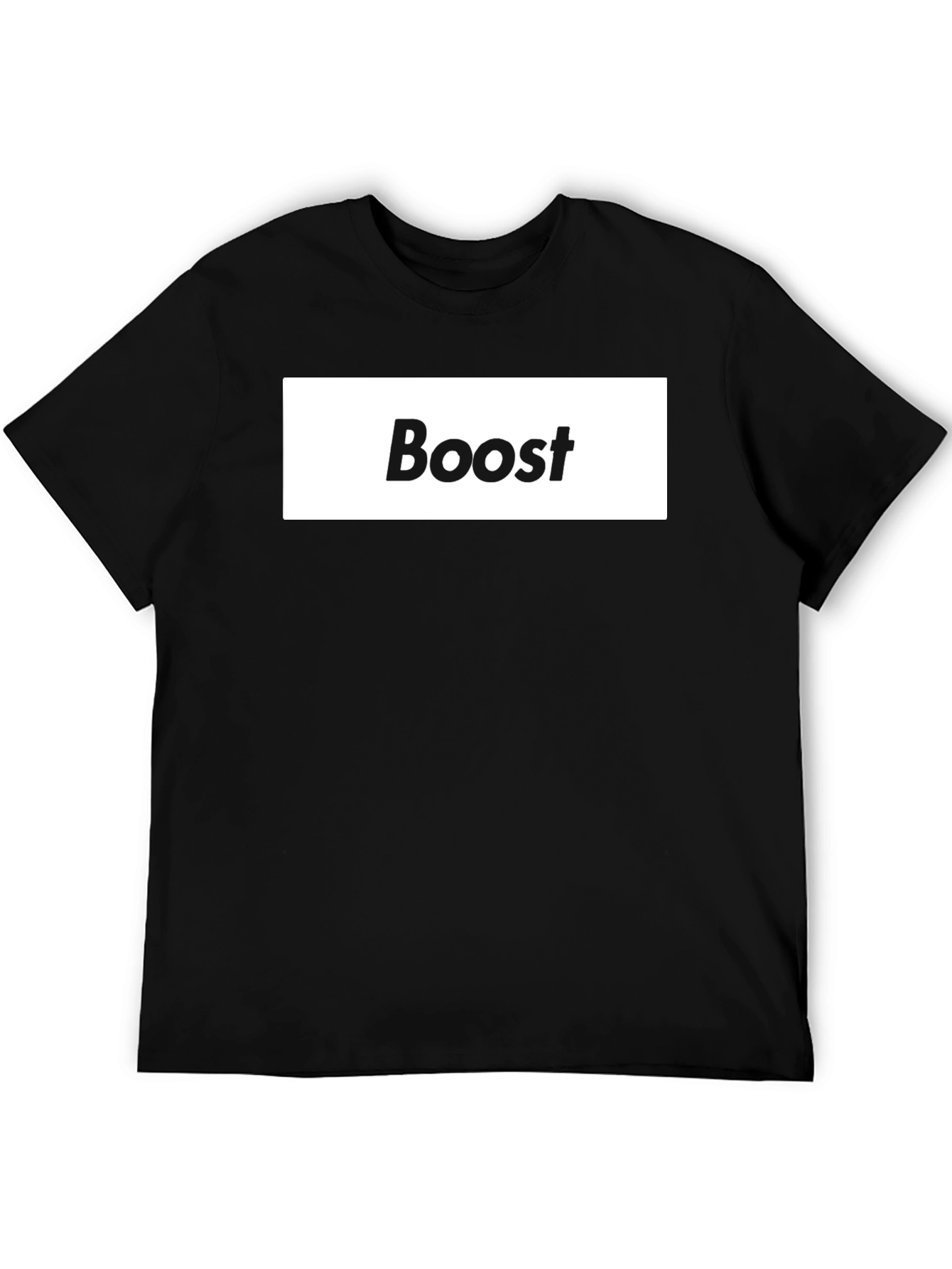 Boost Graphic Black T-Shirt - Stylish & Comfy