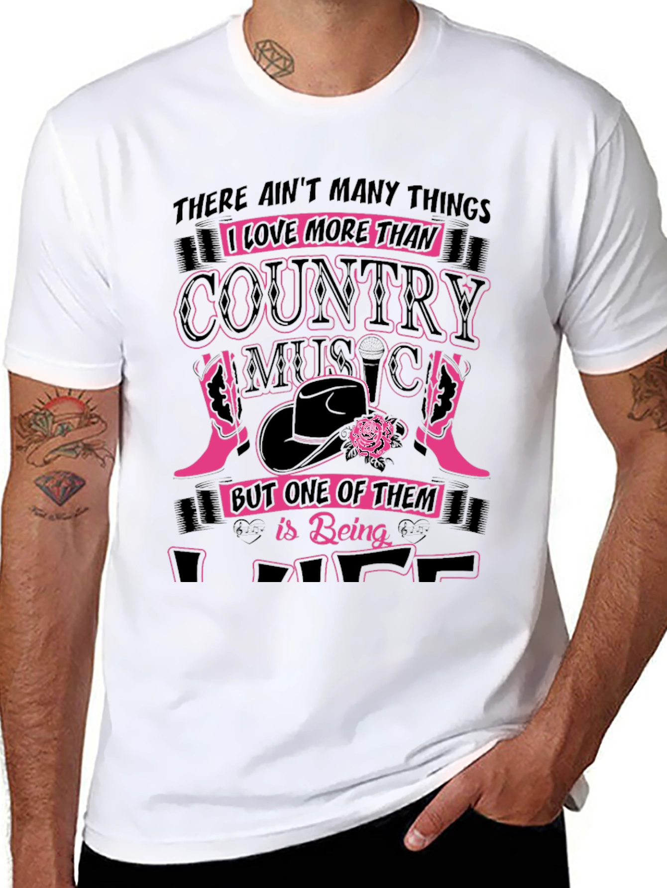 Country Music Lover Graphic Tee