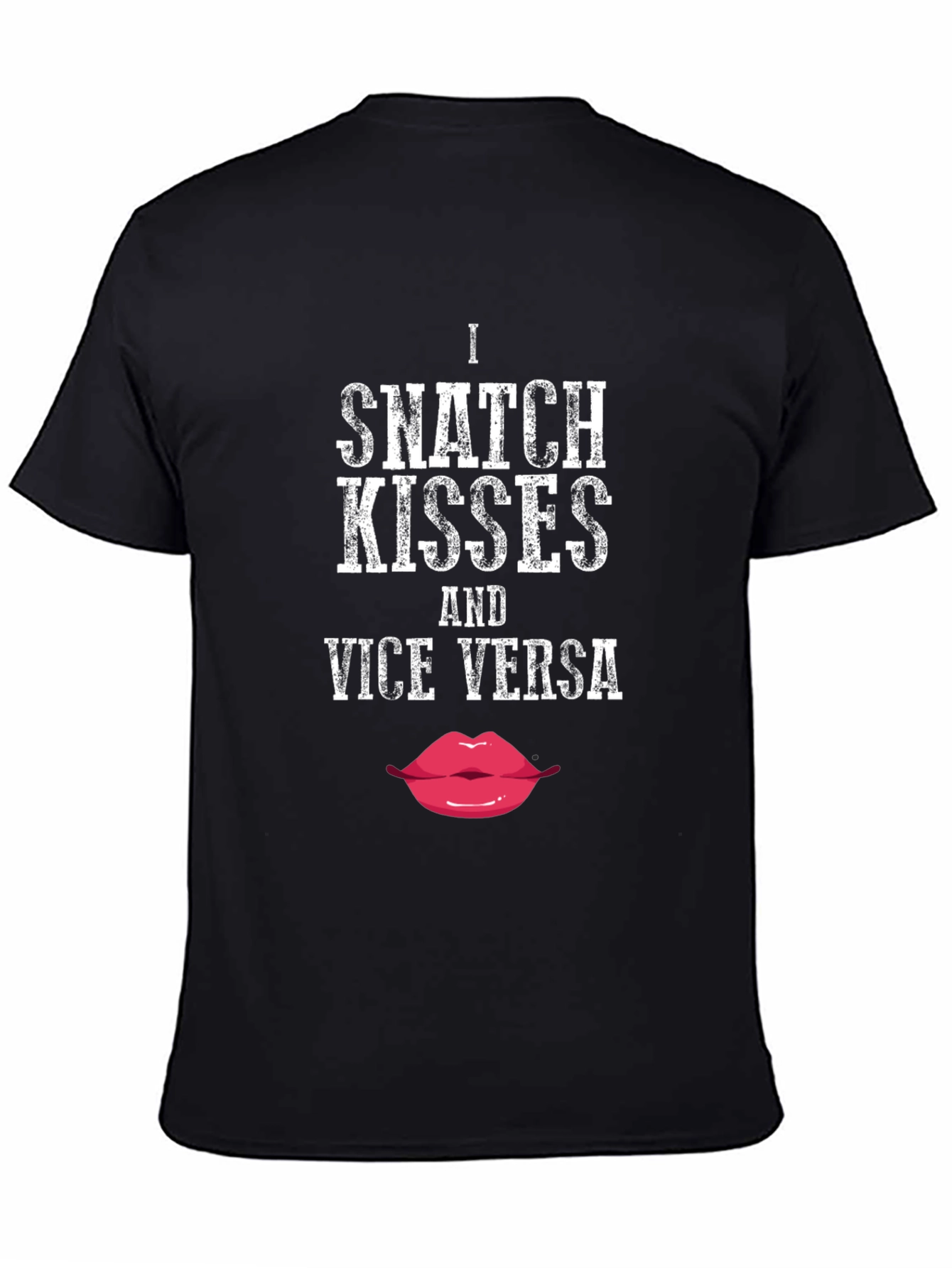 Snatch Kisses Graphic Tee - Funny Novelty T-Shirt
