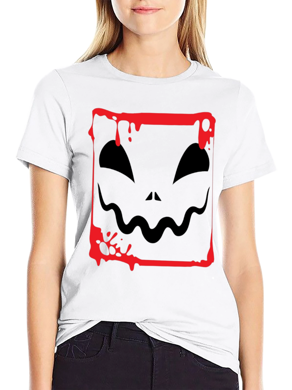 Spooky Halloween T-Shirt - Jack OLantern Design