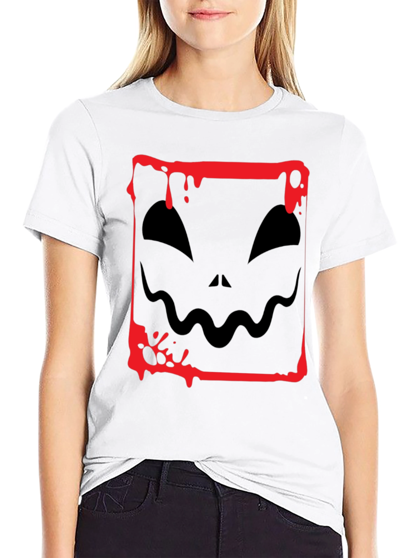 Spooky Halloween T-Shirt - Jack OLantern Design