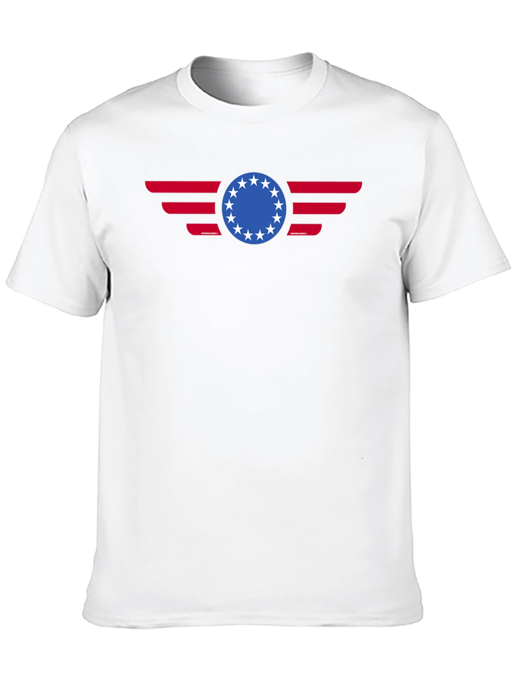 Patriotic Betsy Ross 13 Stars American Flag Graphic T-Shirt