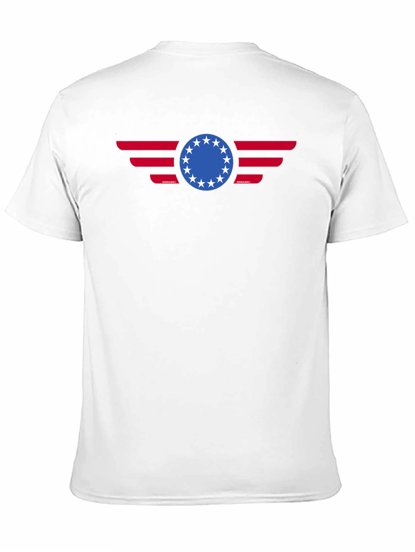 Patriotic Betsy Ross 13 Stars American Flag Graphic T-Shirt
