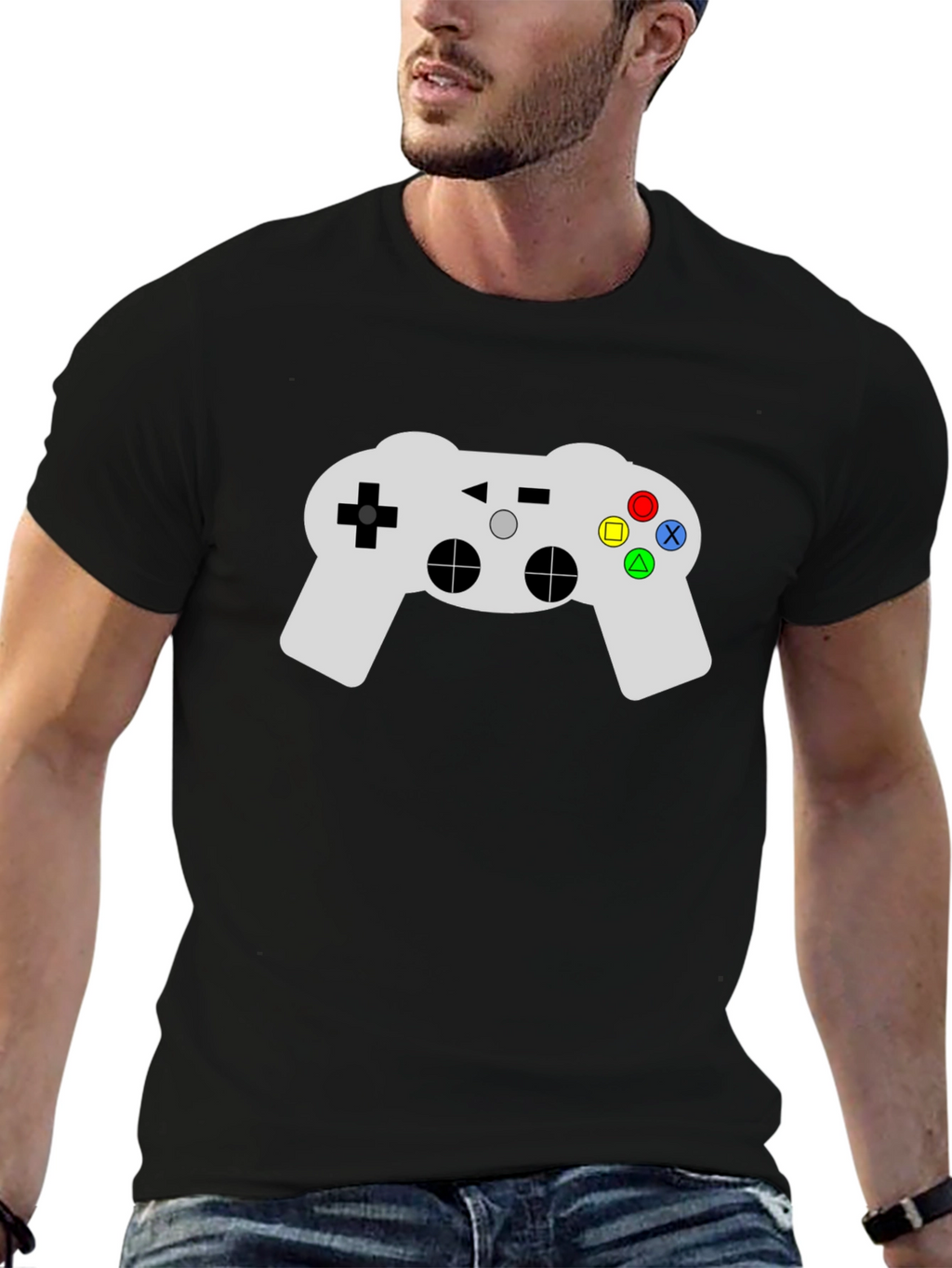 Retro Gaming Controller Graphic T-Shirt