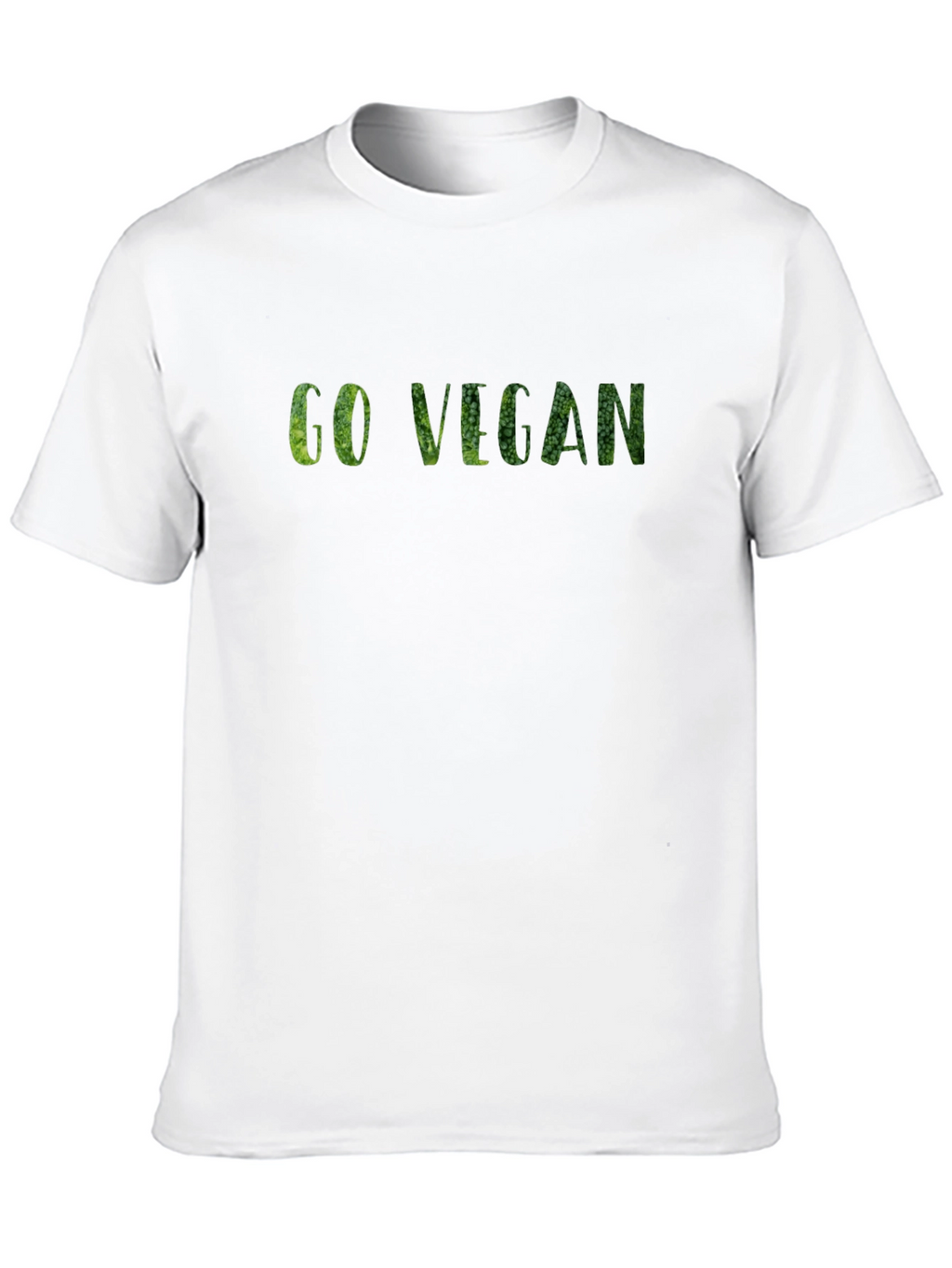 Go Vegan T-Shirt - Black Cotton Tee