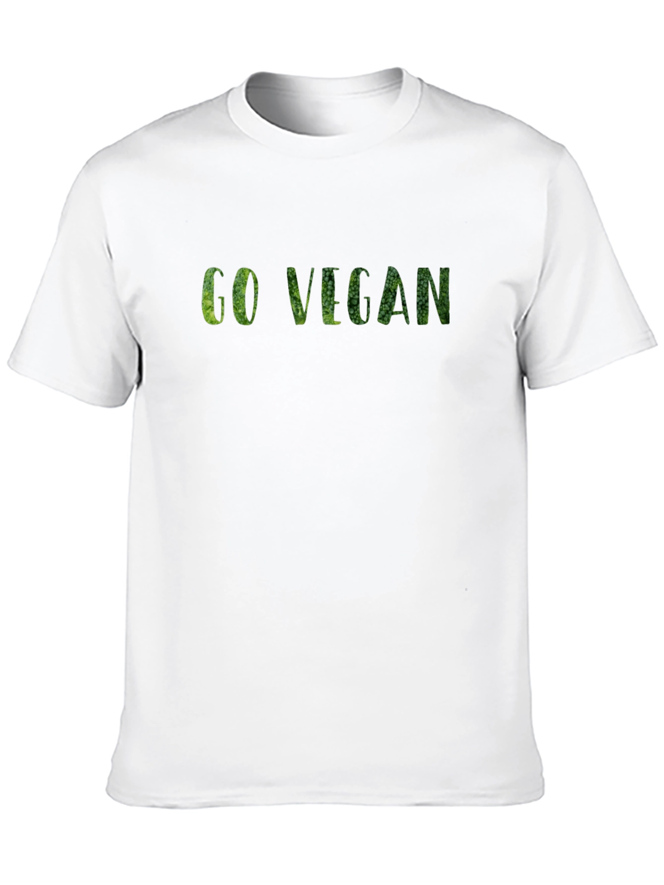 Go Vegan T-Shirt - Black Cotton Tee