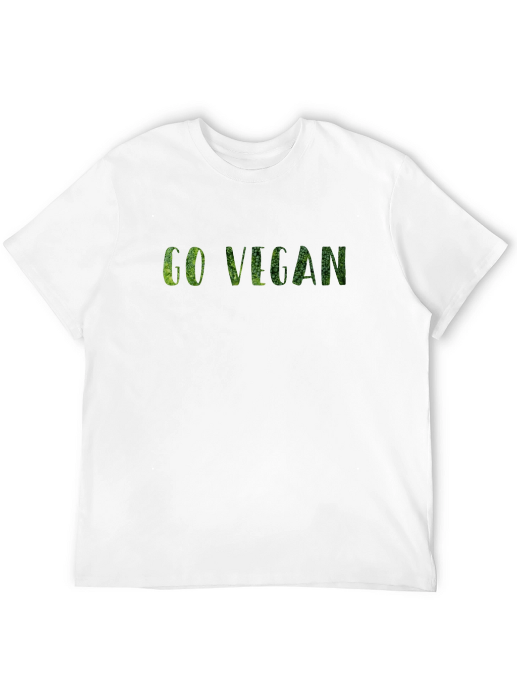 Go Vegan T-Shirt - Black Cotton Tee