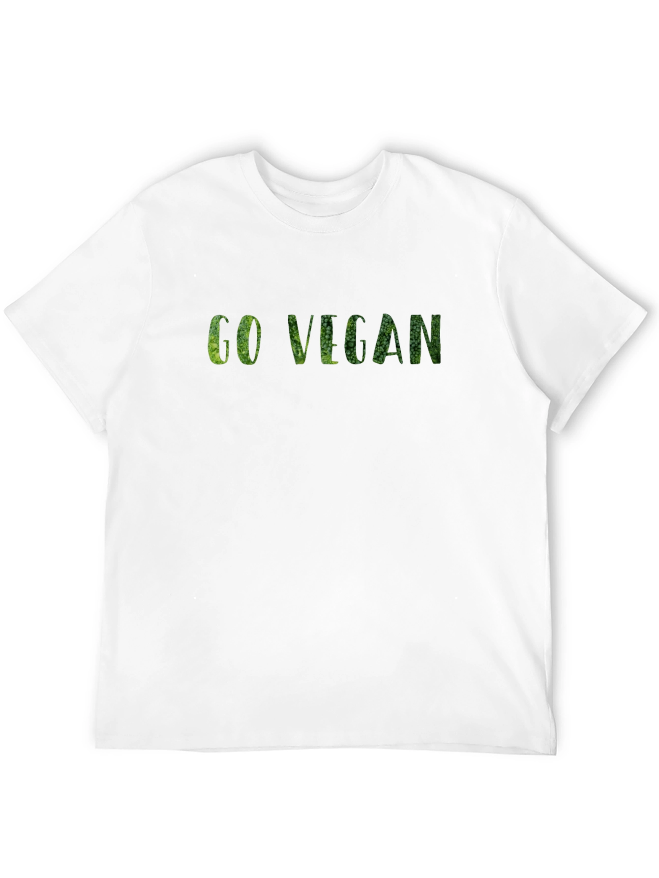 Go Vegan T-Shirt - Black Cotton Tee