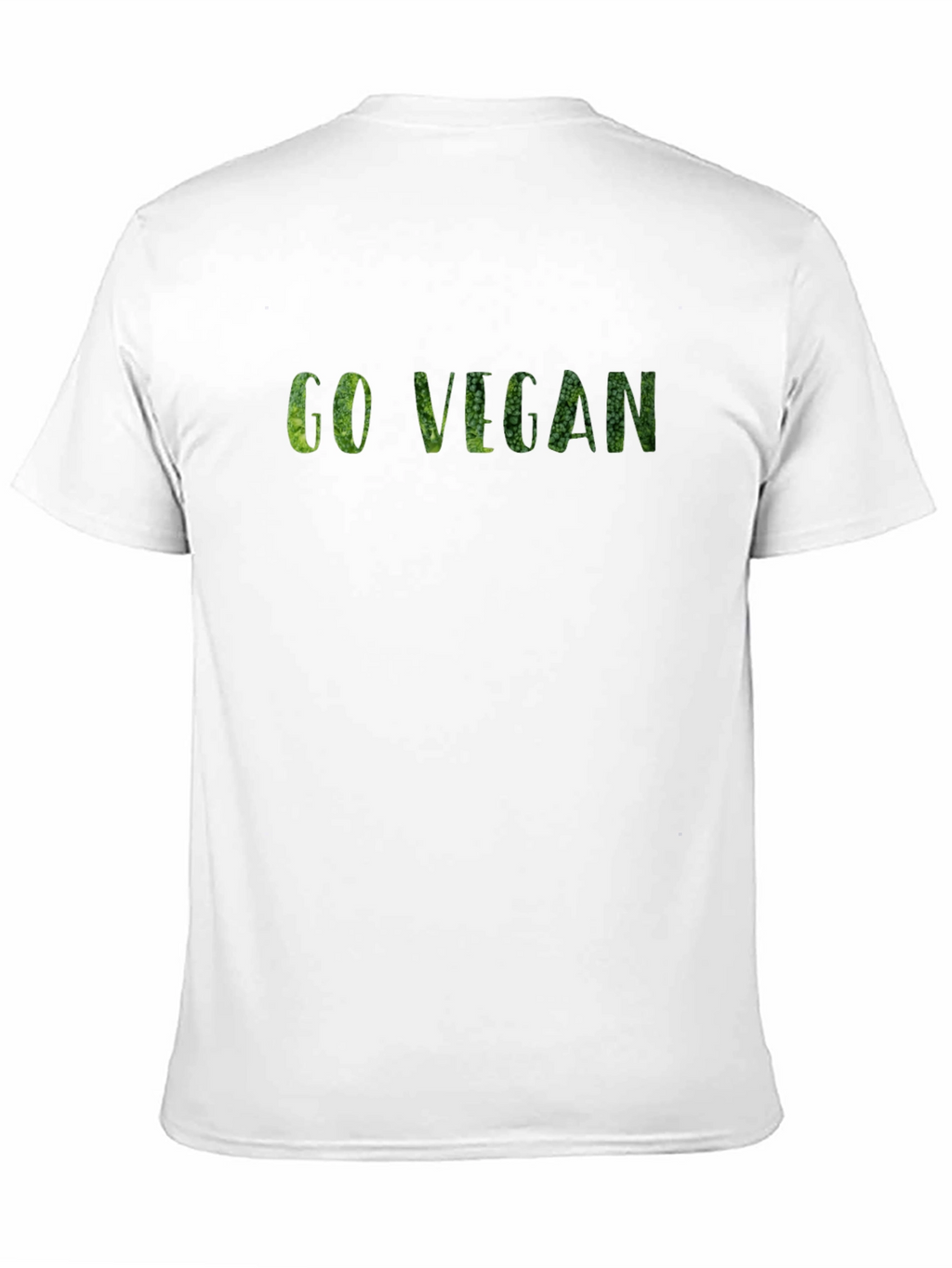 Go Vegan T-Shirt - Black Cotton Tee