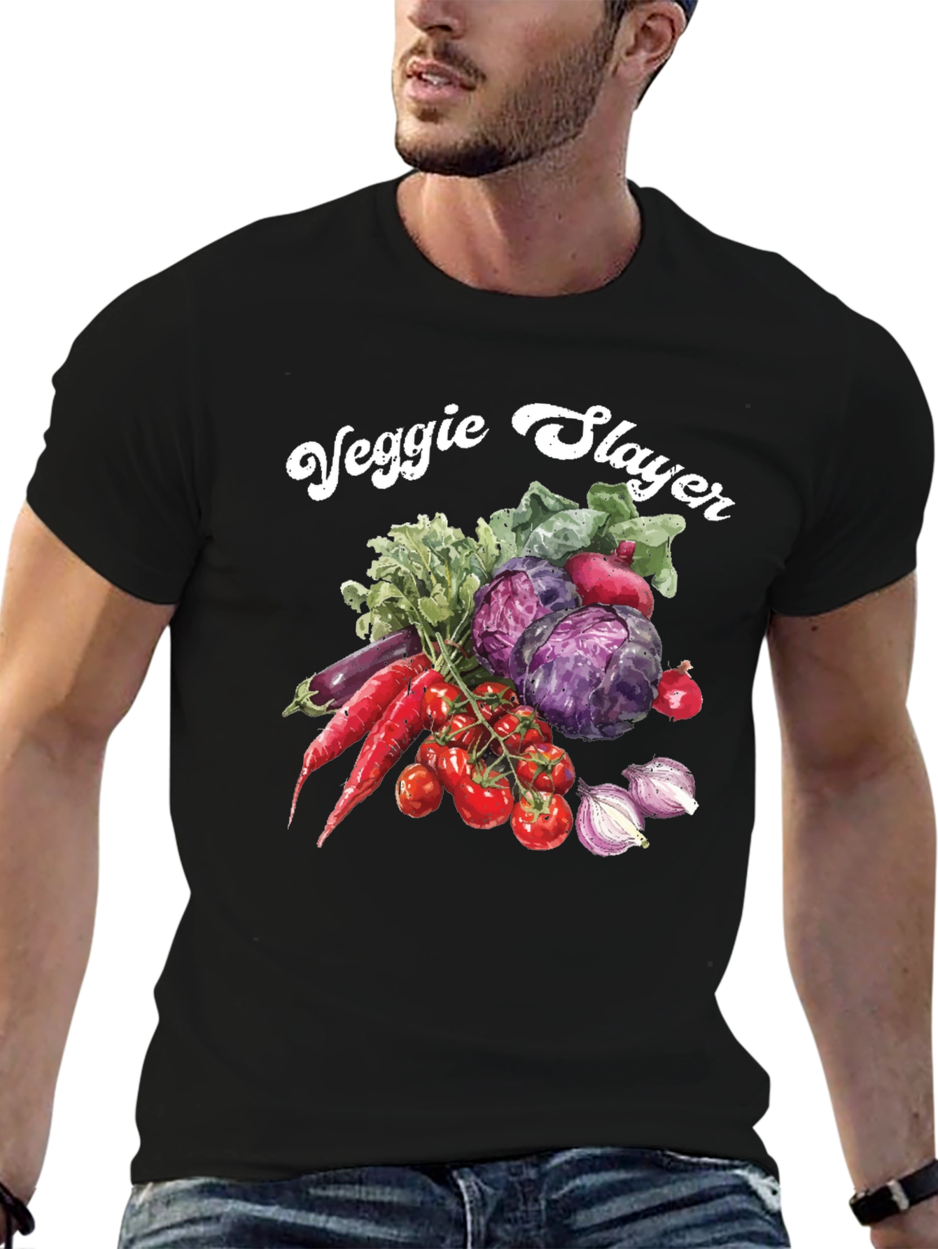 Veggie Slayer Graphic T-Shirt