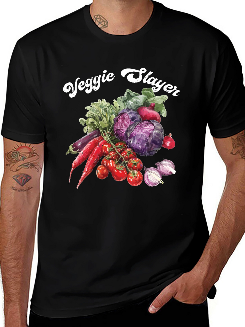 Veggie Slayer Graphic T-Shirt