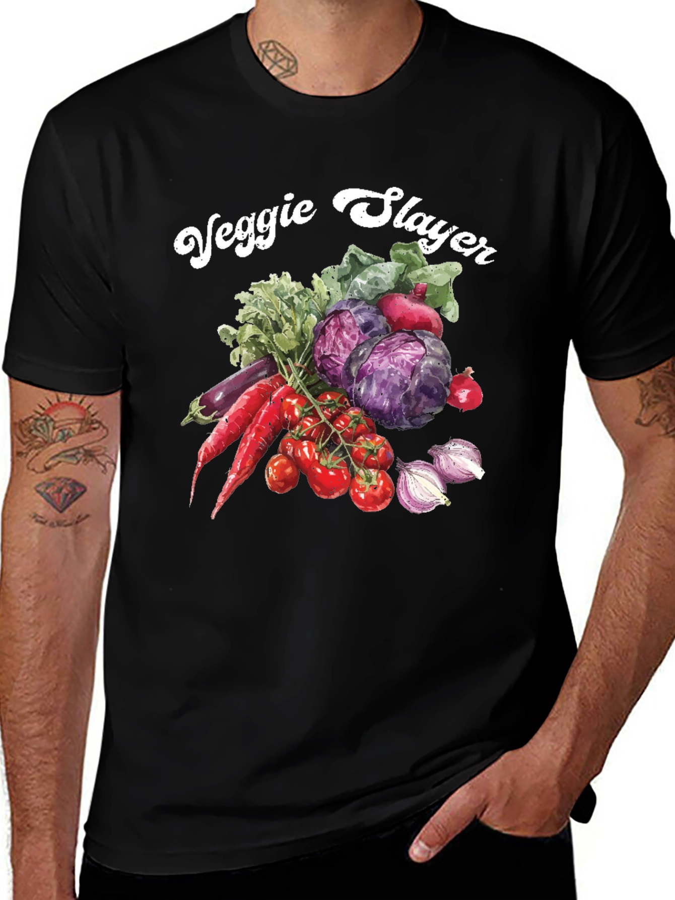 Veggie Slayer Graphic T-Shirt