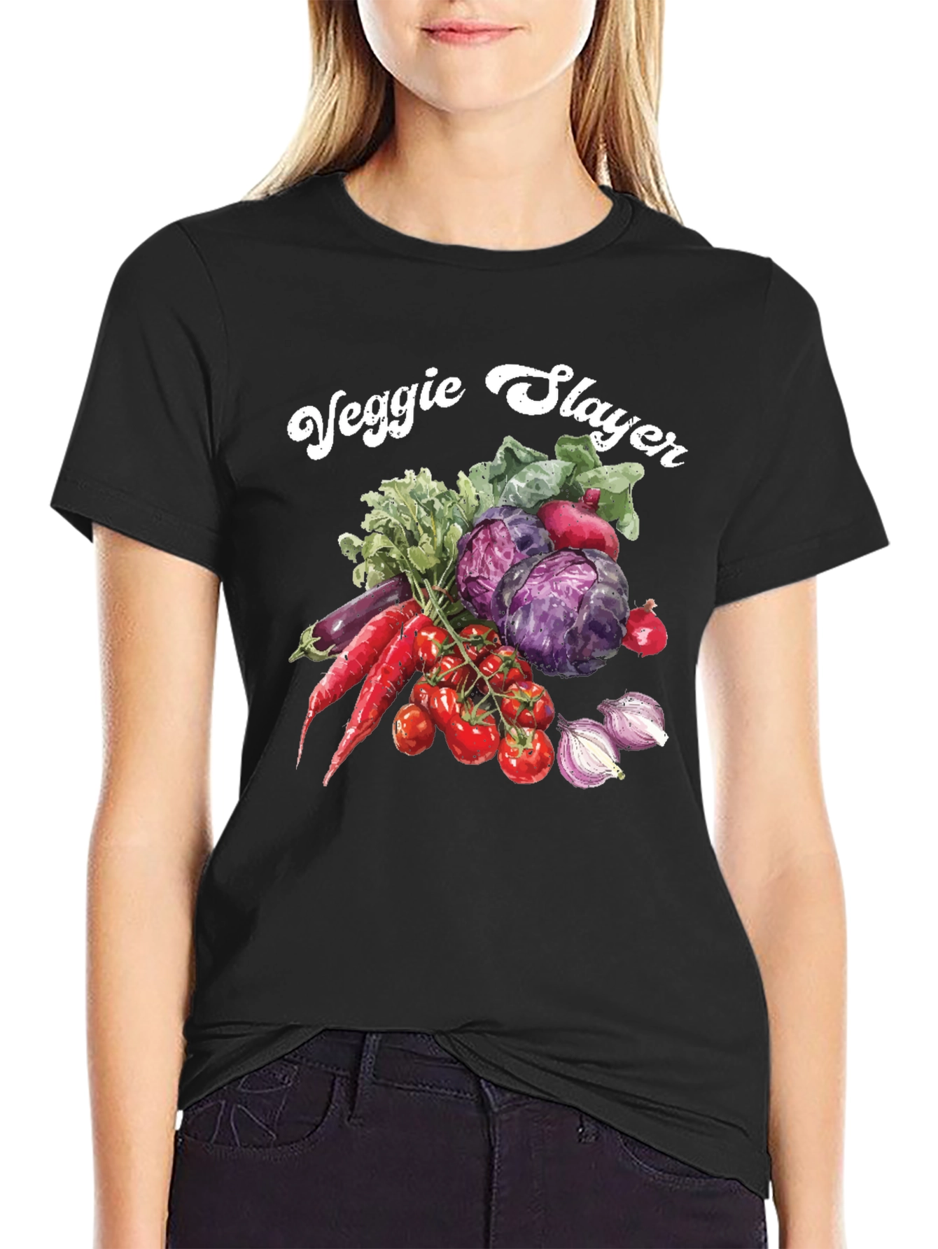 Veggie Slayer Graphic T-Shirt