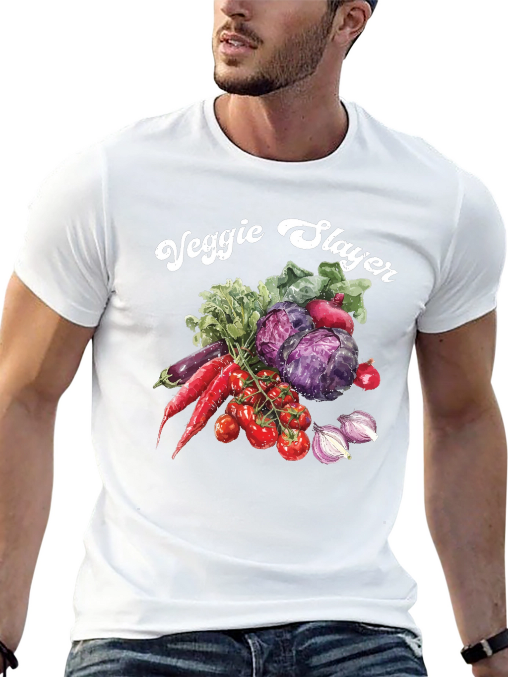 Veggie Slayer Graphic T-Shirt