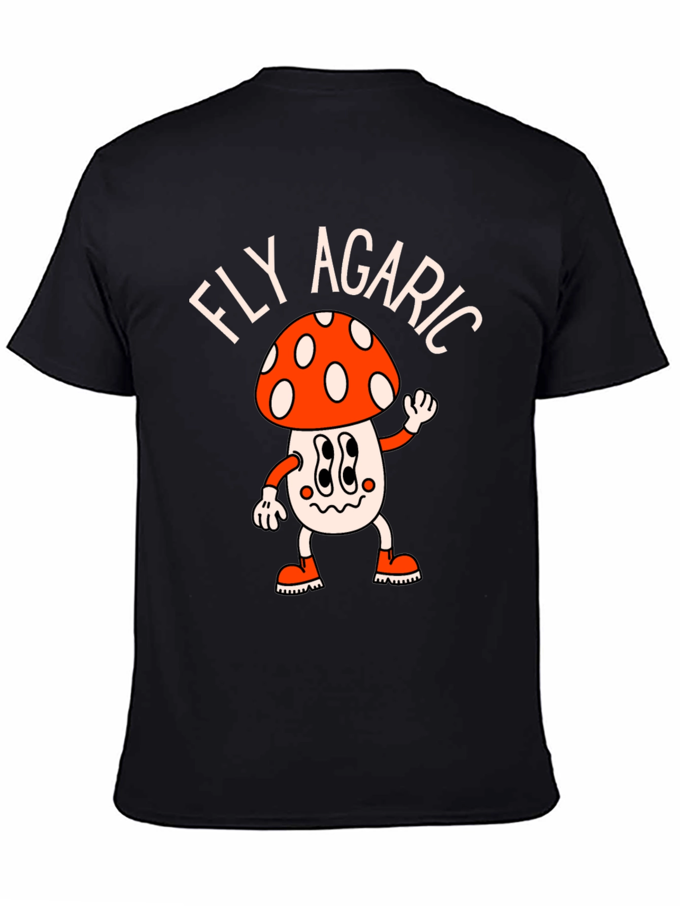 Fly Agaric Mushroom T-Shirt - Funky Retro Style