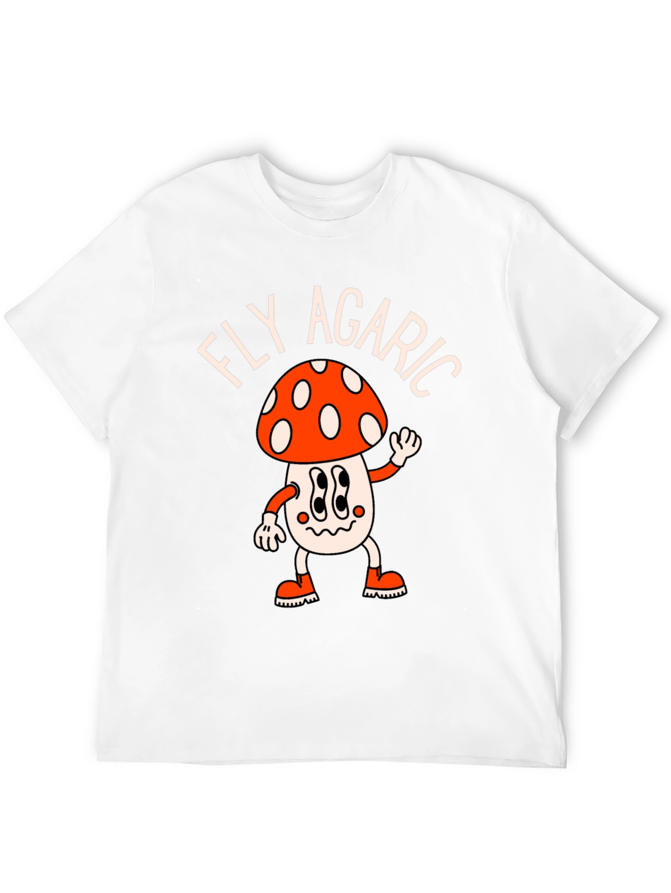 Fly Agaric Mushroom T-Shirt - Funky Retro Style