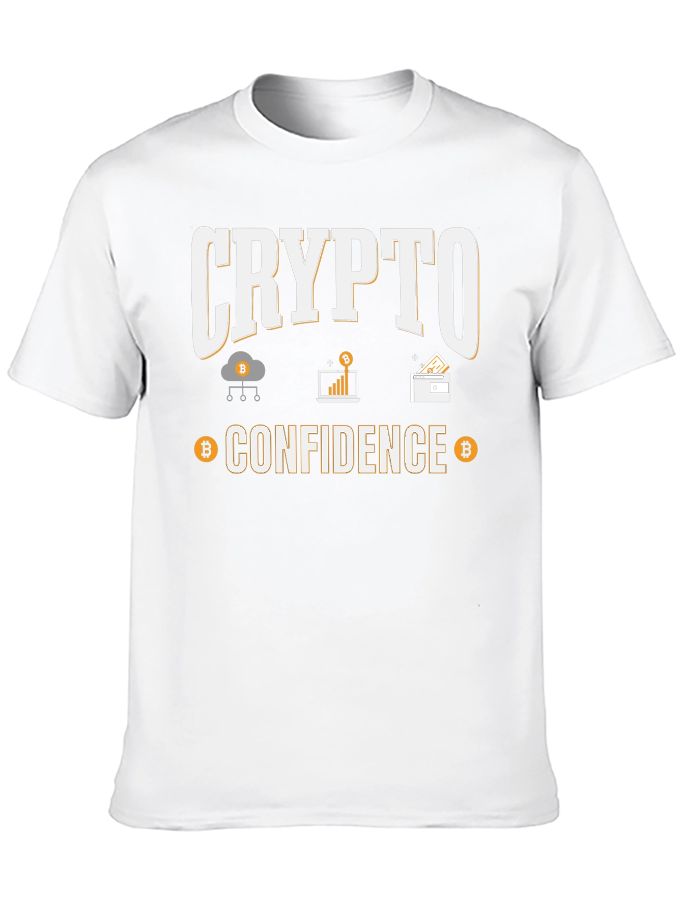 Crypto Confidence T-Shirt - Bitcoin Enthusiast Tee