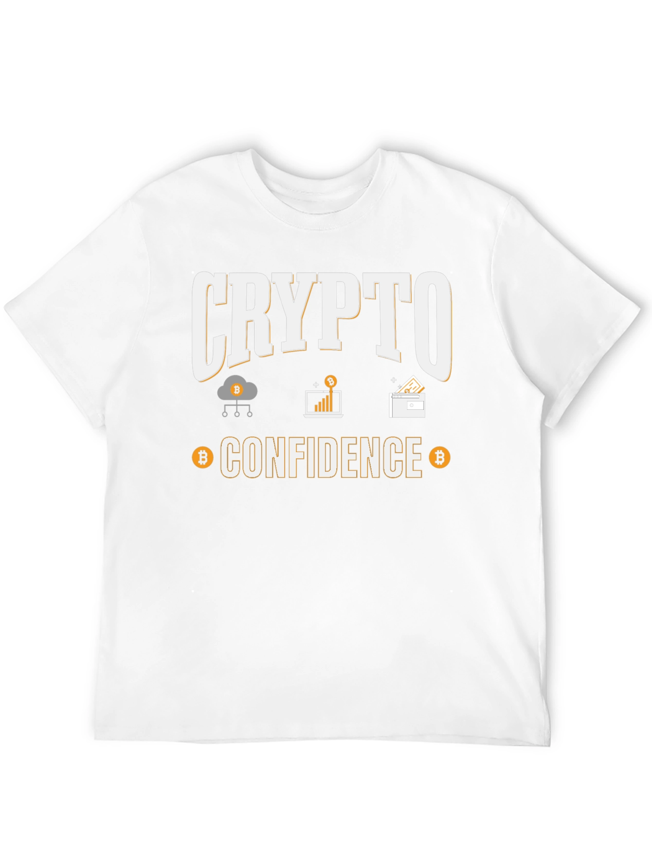 Crypto Confidence T-Shirt - Bitcoin Enthusiast Tee