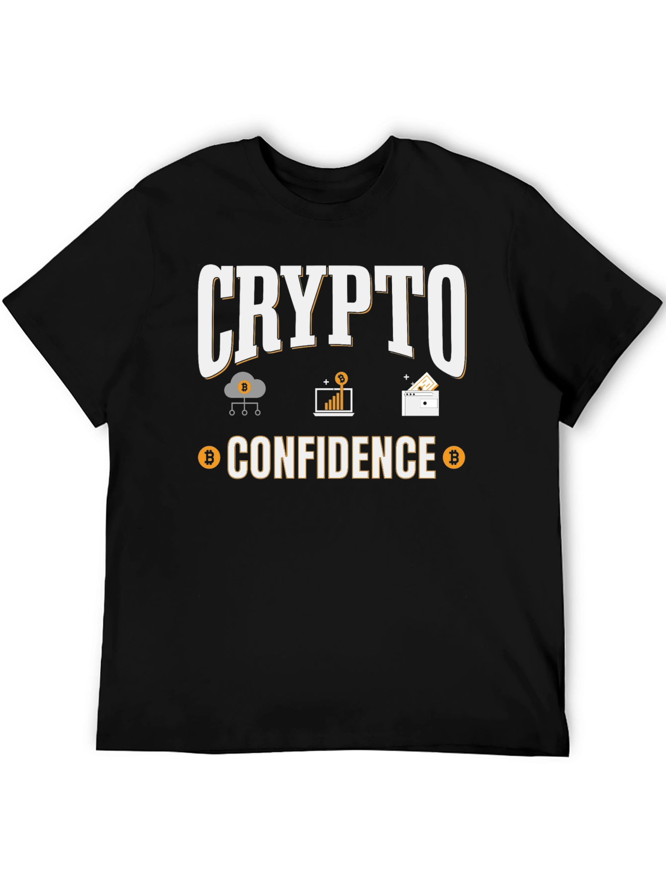 Crypto Confidence T-Shirt - Bitcoin Enthusiast Tee