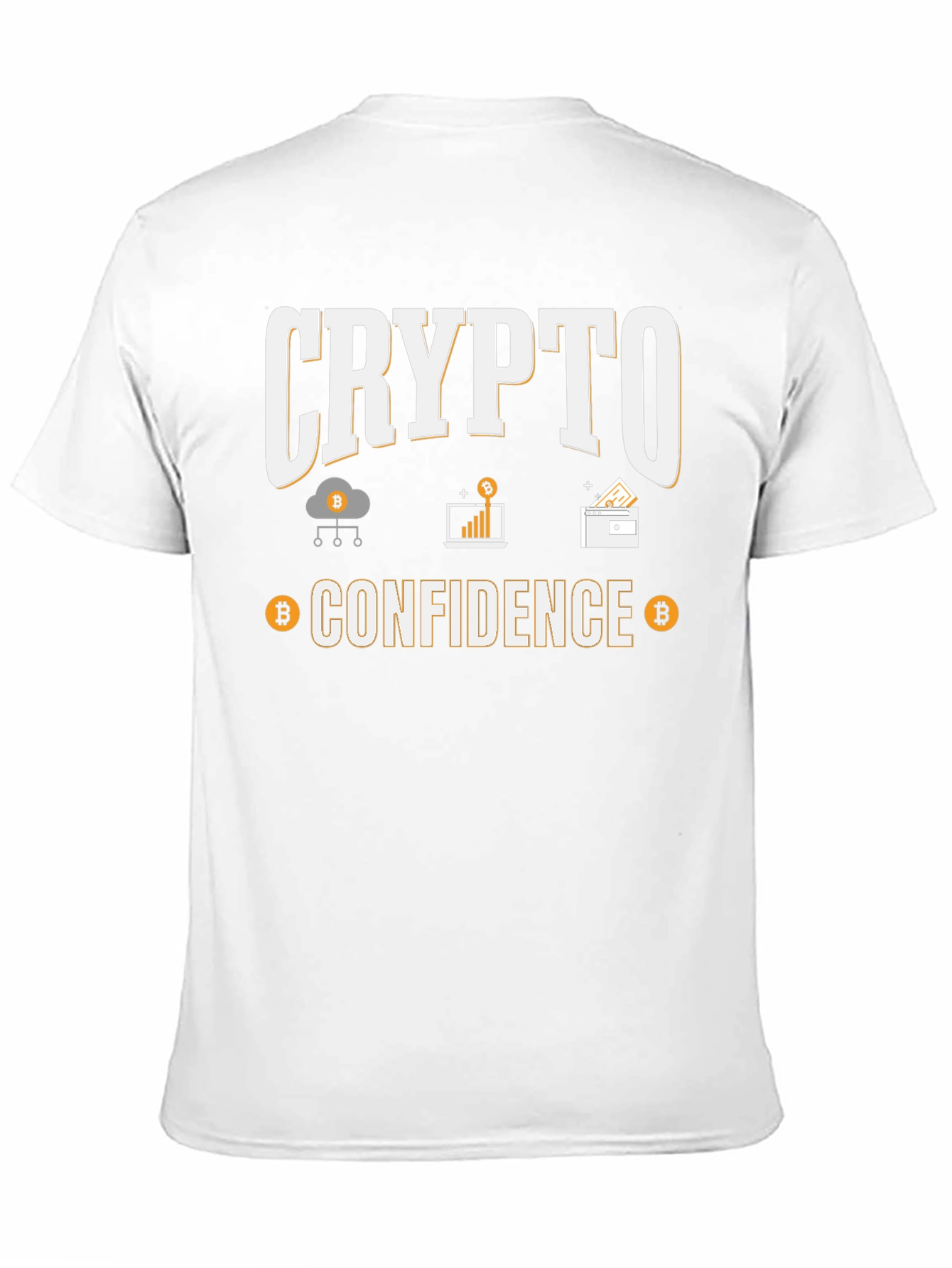 Crypto Confidence T-Shirt - Bitcoin Enthusiast Tee