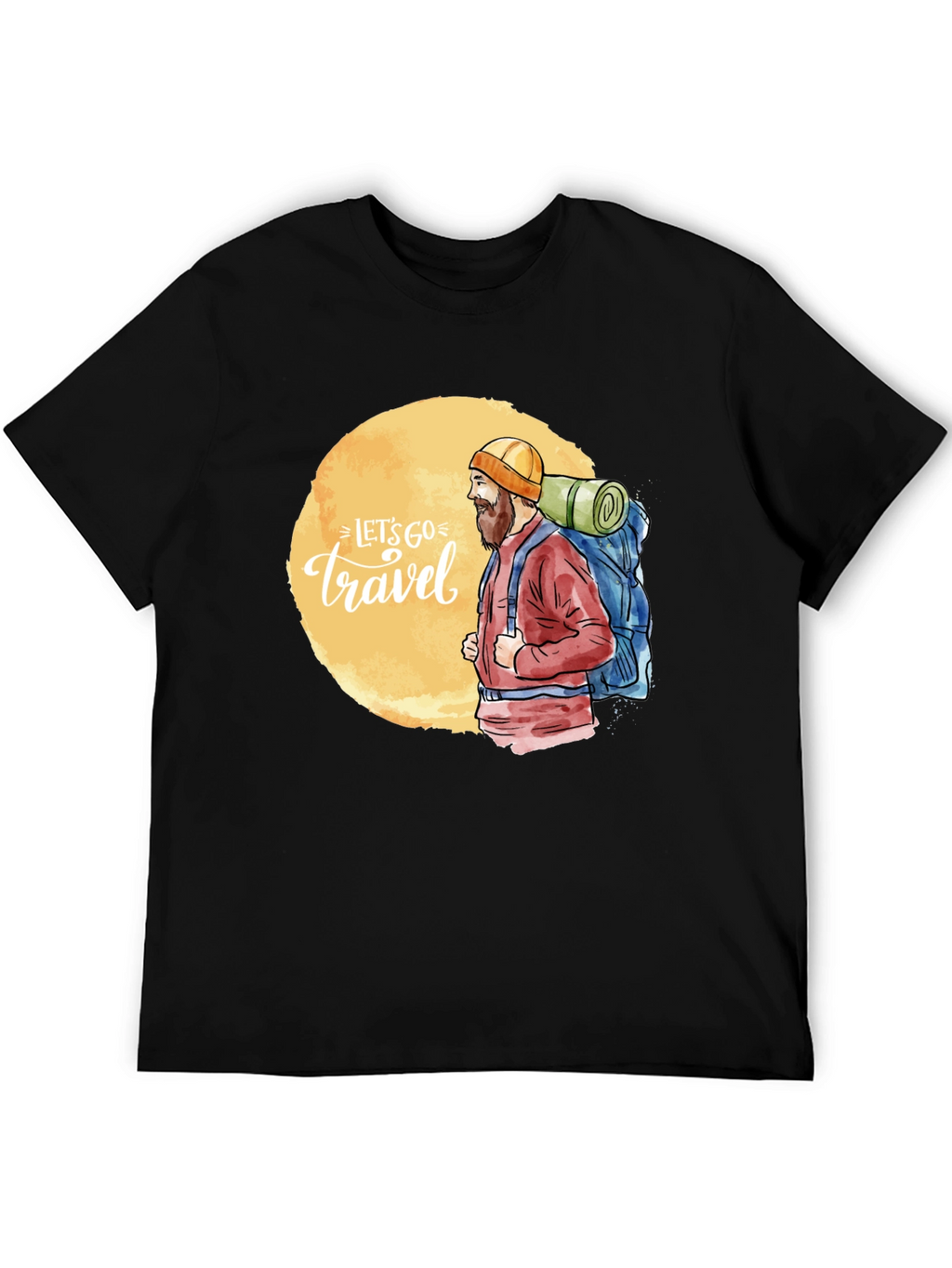 Lets Go Travel Graphic Tee - Adventure Ready