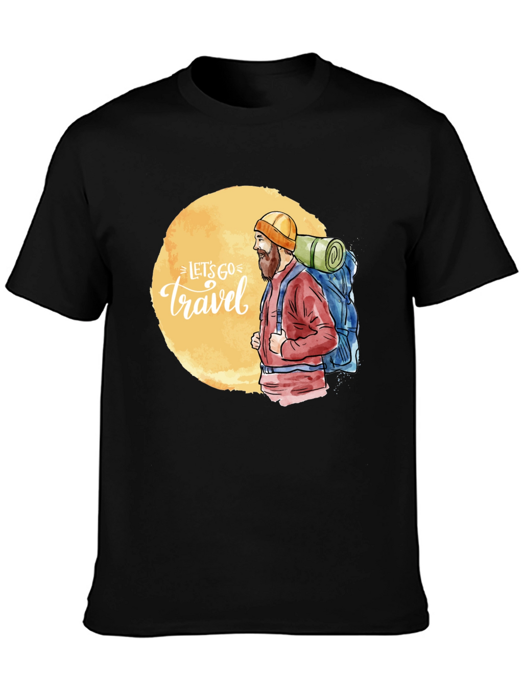 Lets Go Travel Graphic Tee - Adventure Ready