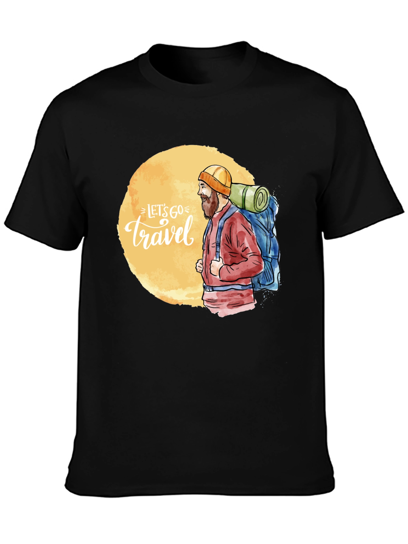 Lets Go Travel Graphic Tee - Adventure Ready