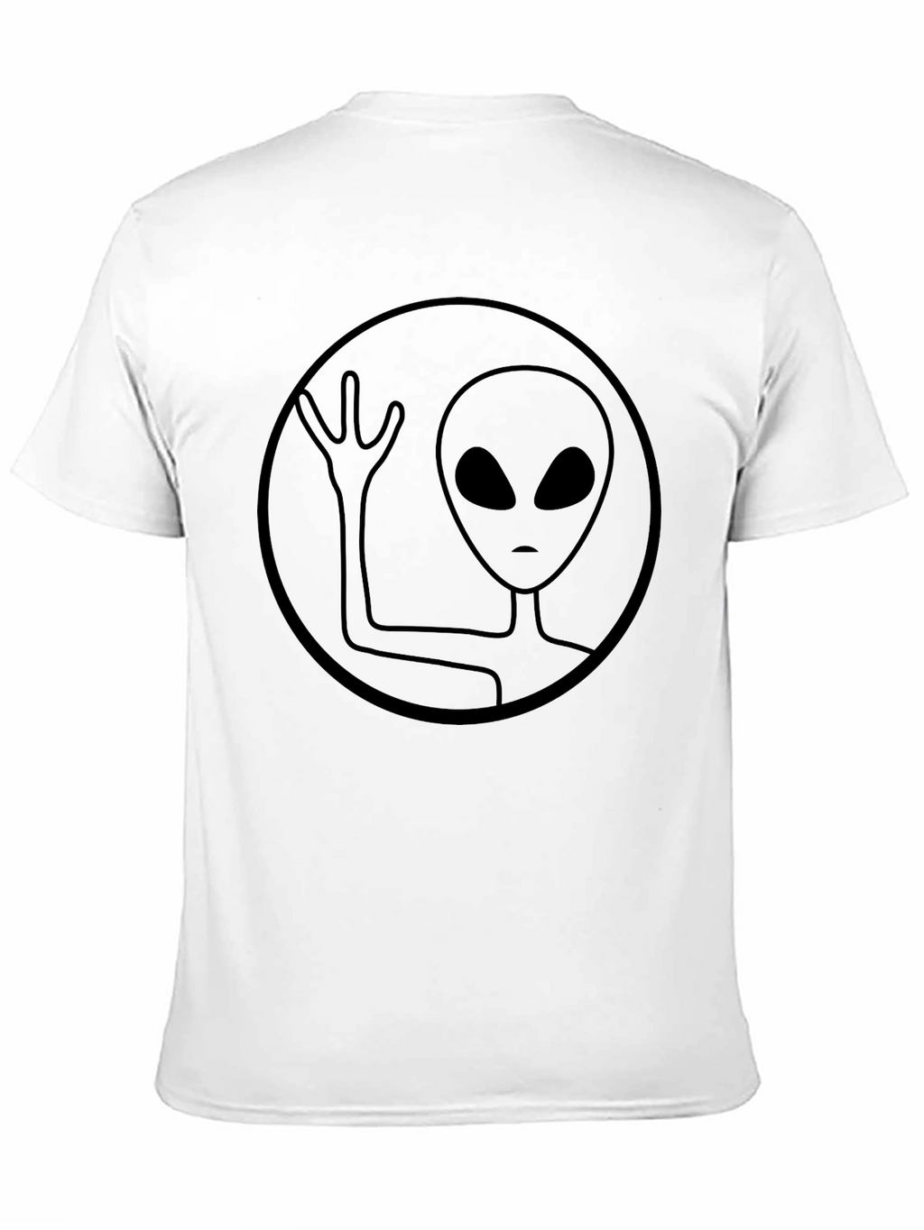 Alien Graphic Tee - Black Casual Shirt
