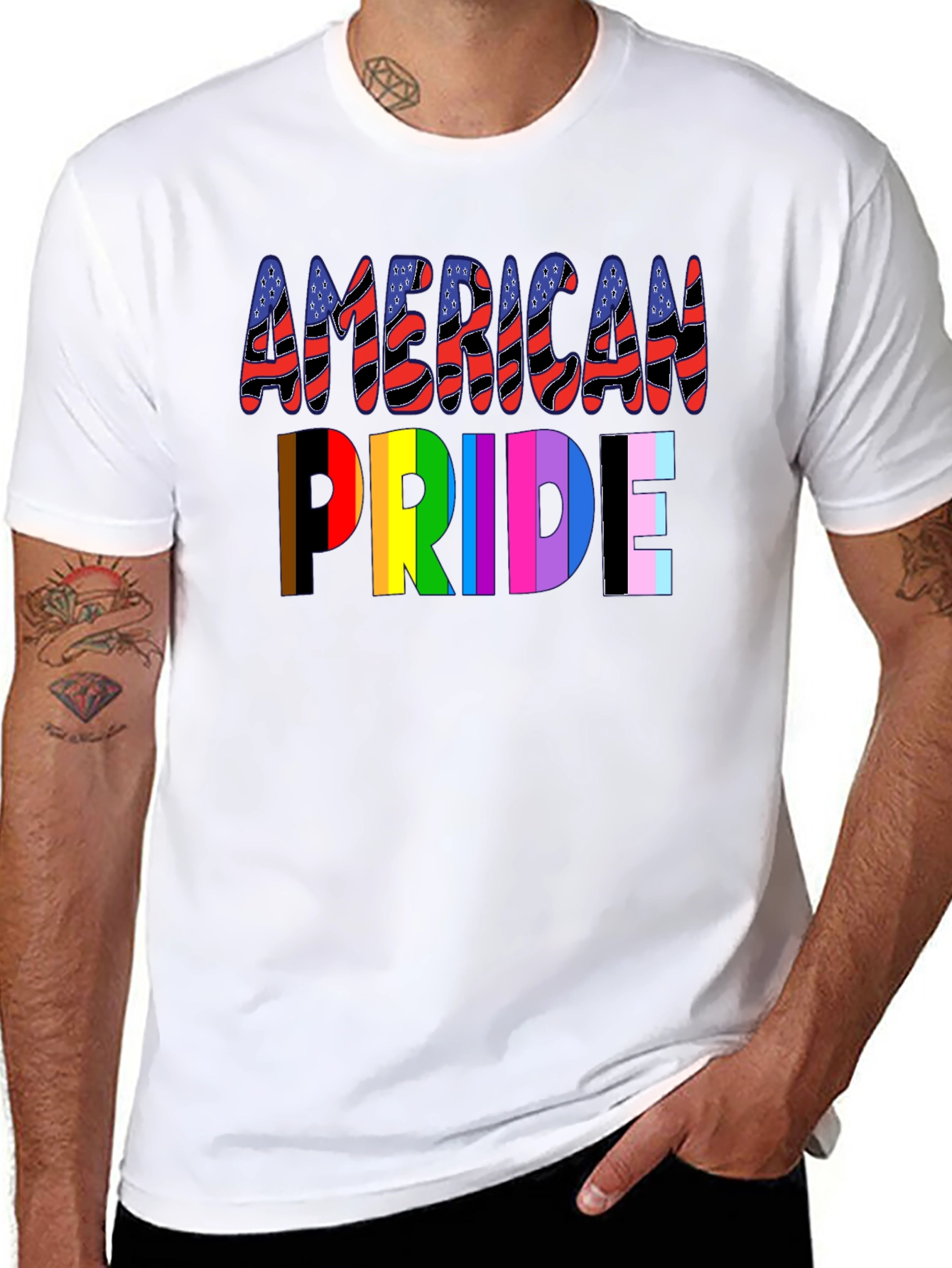 American Pride LGBTQ+ T-Shirt