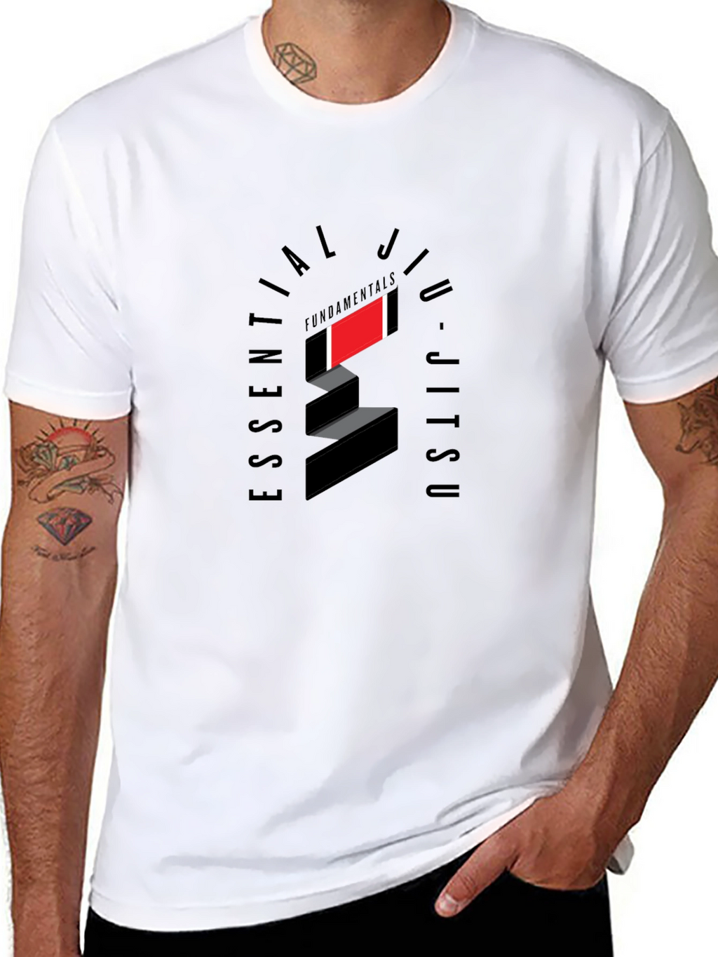 Essential Jiu-Jitsu Fundamentals Black Tee