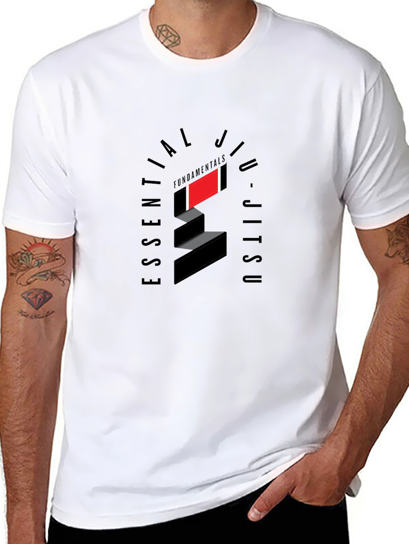 Essential Jiu-Jitsu Fundamentals Black Tee