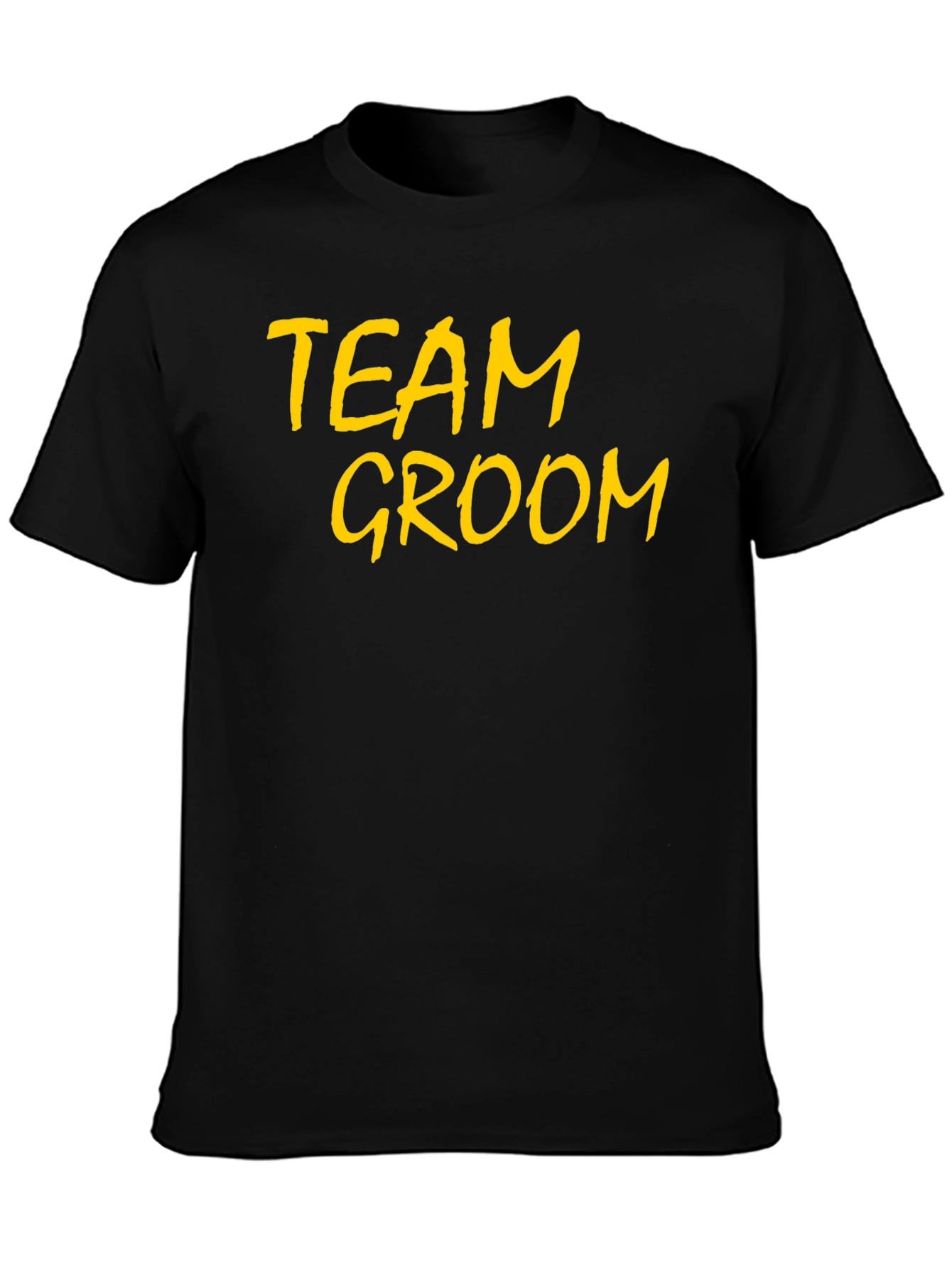 Team Groom T-Shirt - Black Bachelor Party Tee