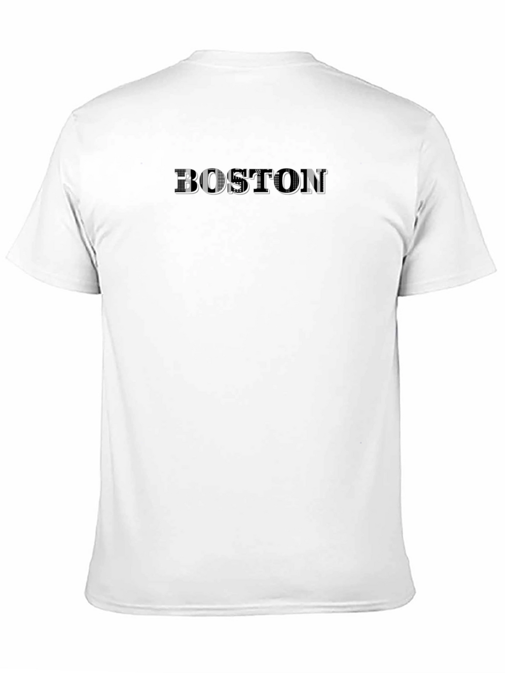 Boston Graphic Print Black T-Shirt