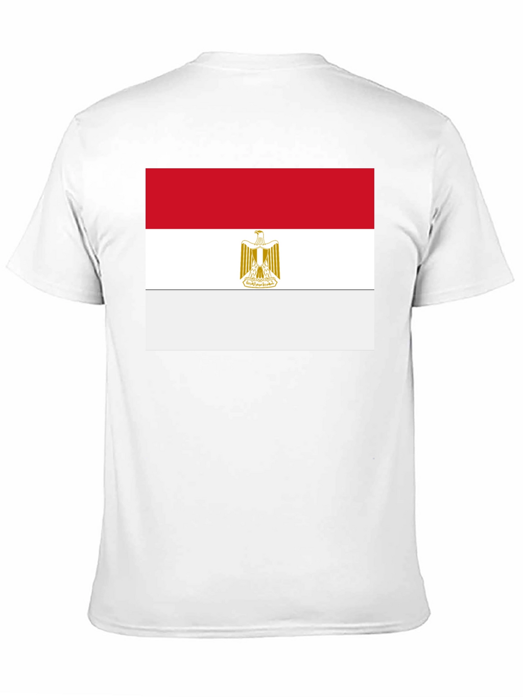 Egypt Flag T-Shirt - Black Cotton Tee