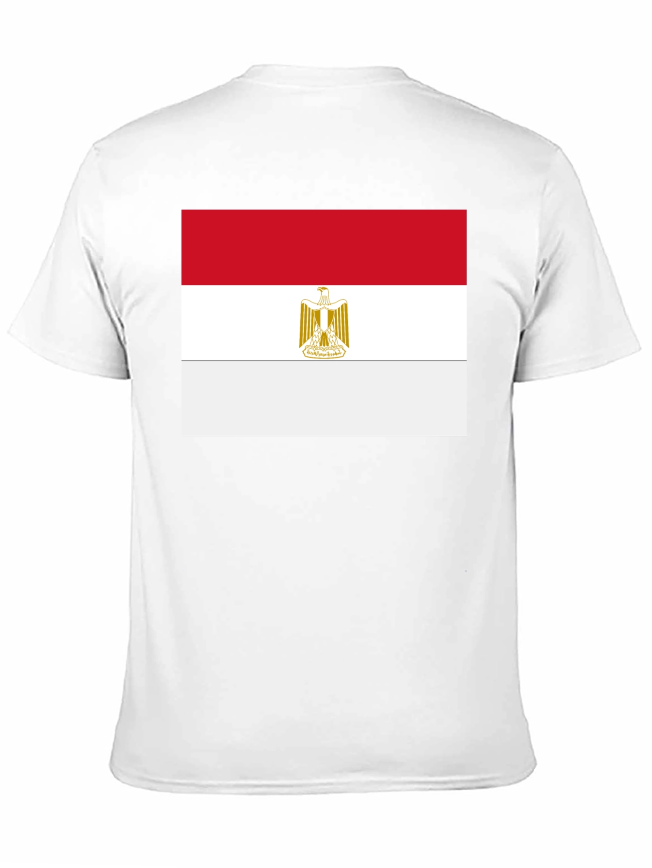 Egypt Flag T-Shirt - Black Cotton Tee