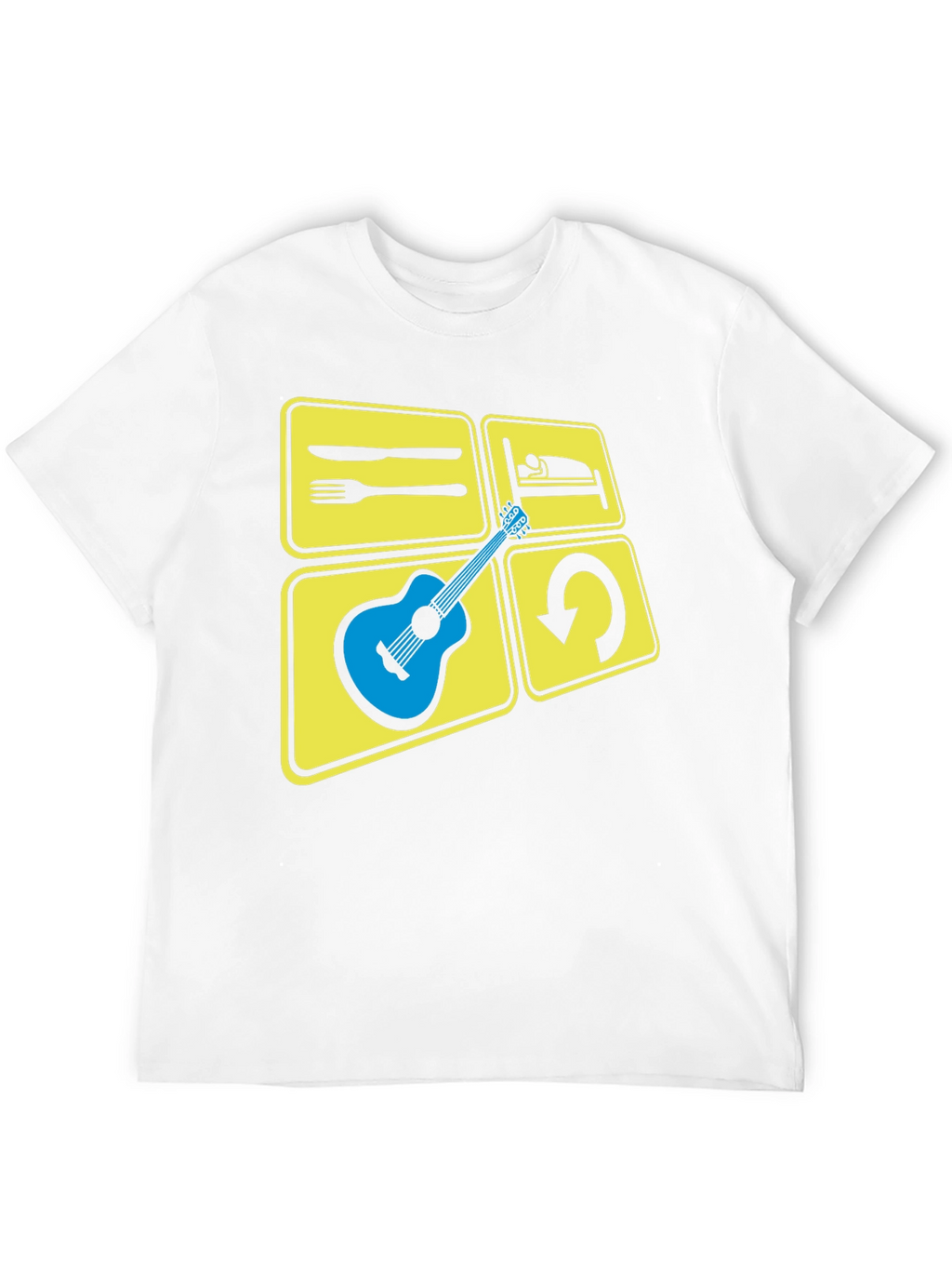 Eat Sleep Play Guitar T-Shirt | Musician Tee