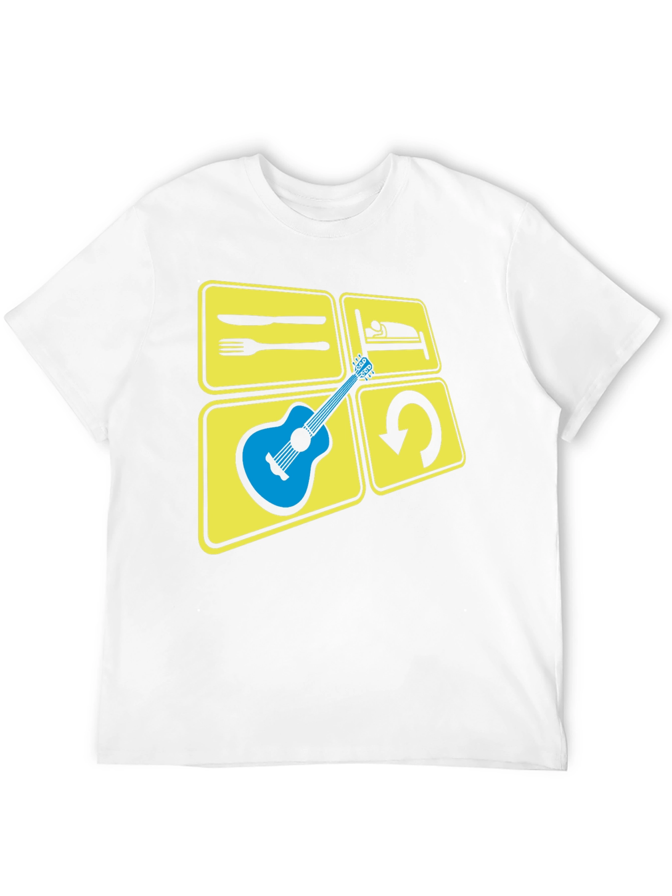 Eat Sleep Play Guitar T-Shirt | Musician Tee