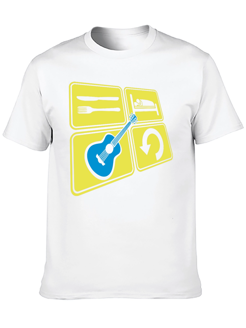 Eat Sleep Play Guitar T-Shirt | Musician Tee