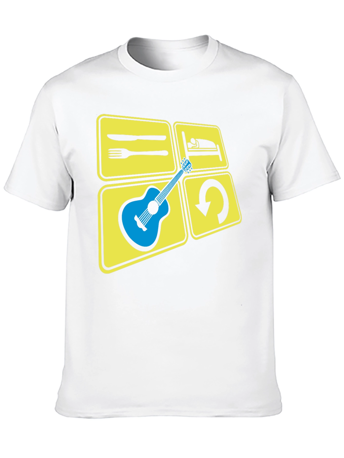 Eat Sleep Play Guitar T-Shirt | Musician Tee