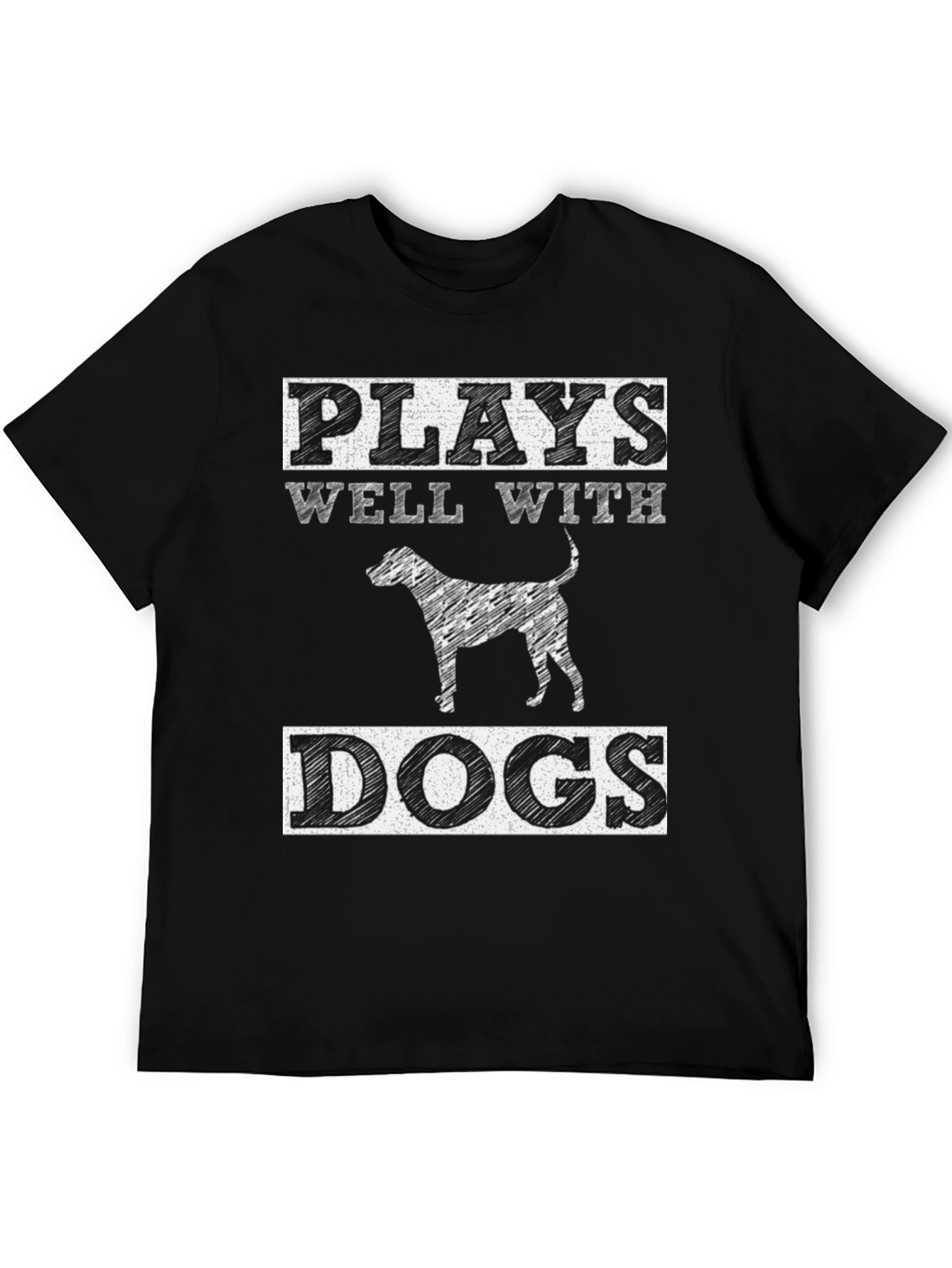 Plays Well With Dogs Graphic Tee