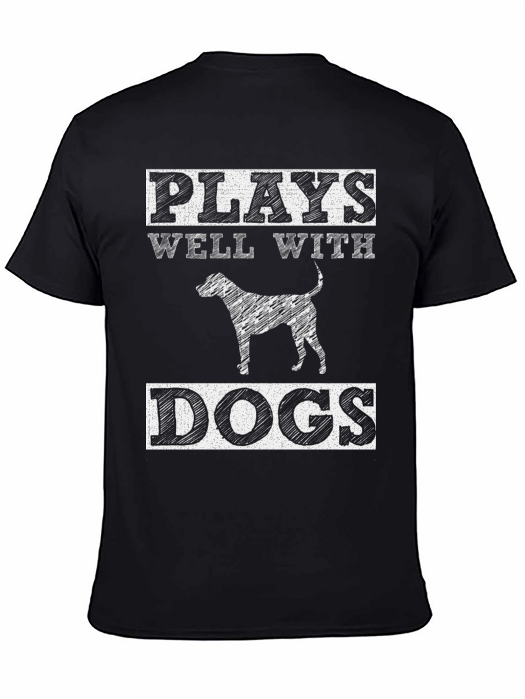 Plays Well With Dogs Graphic Tee