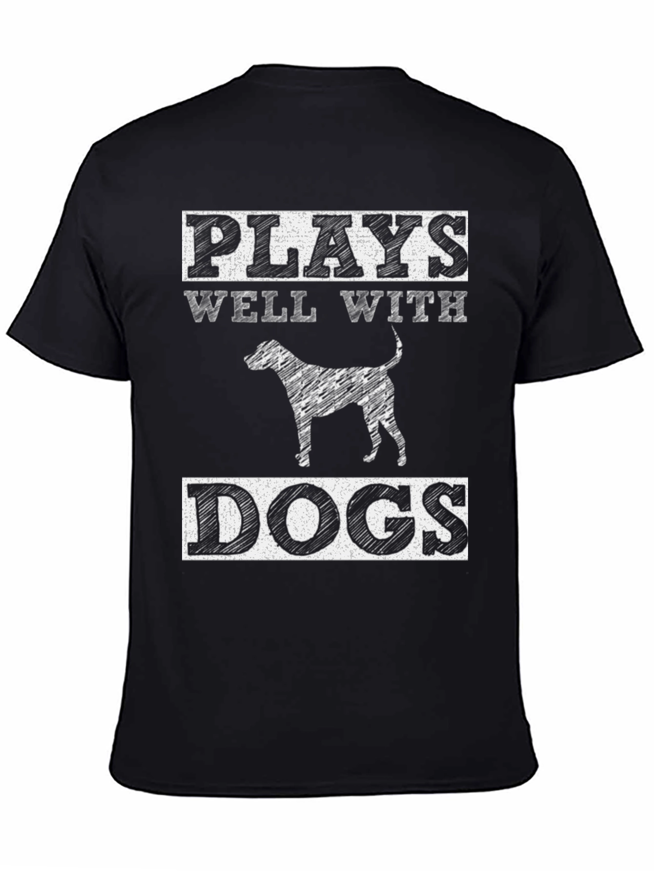 Plays Well With Dogs Graphic Tee