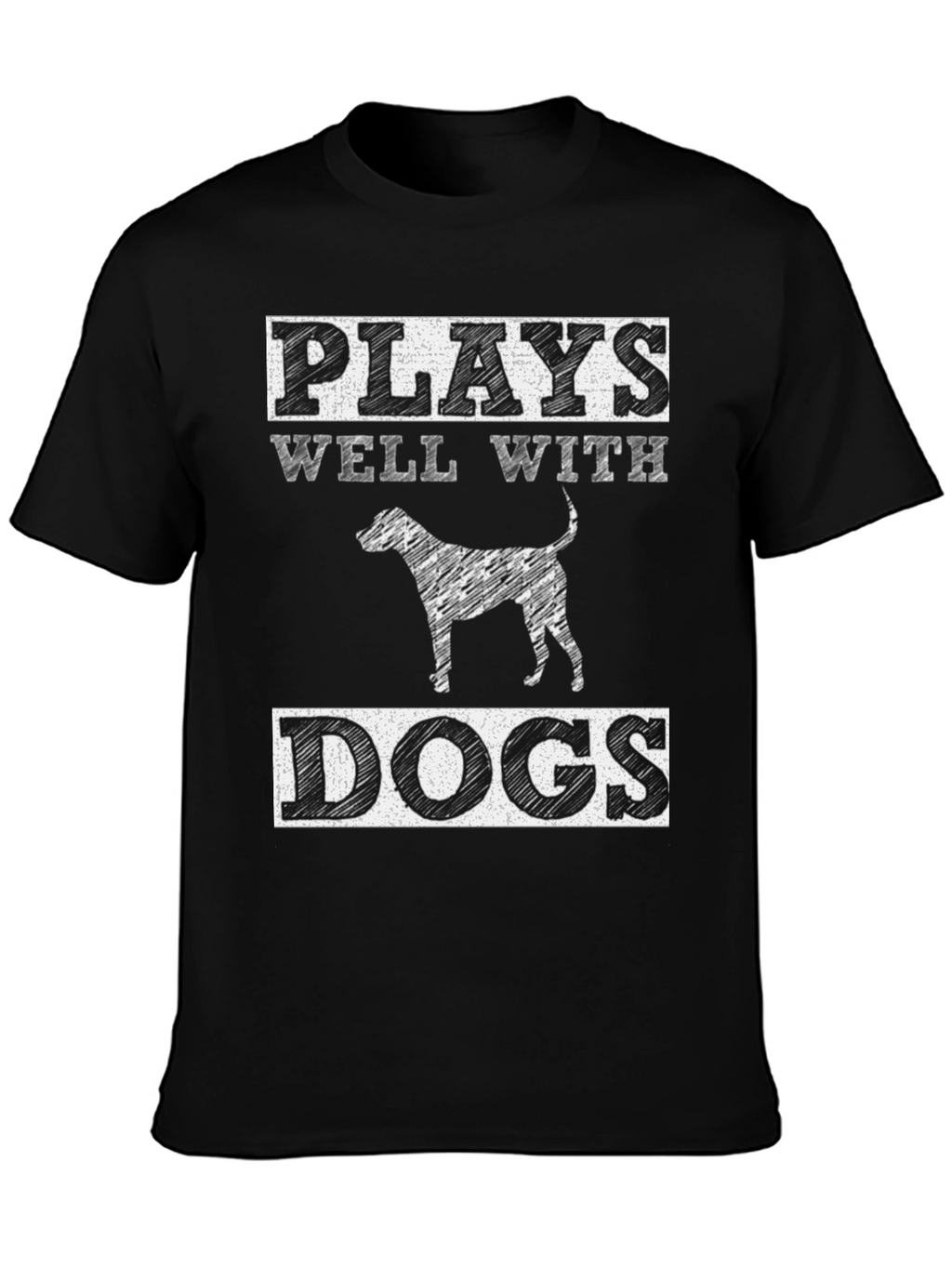 Plays Well With Dogs Graphic Tee