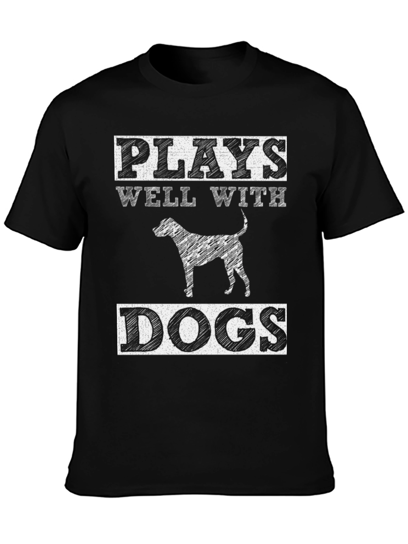 Plays Well With Dogs Graphic Tee