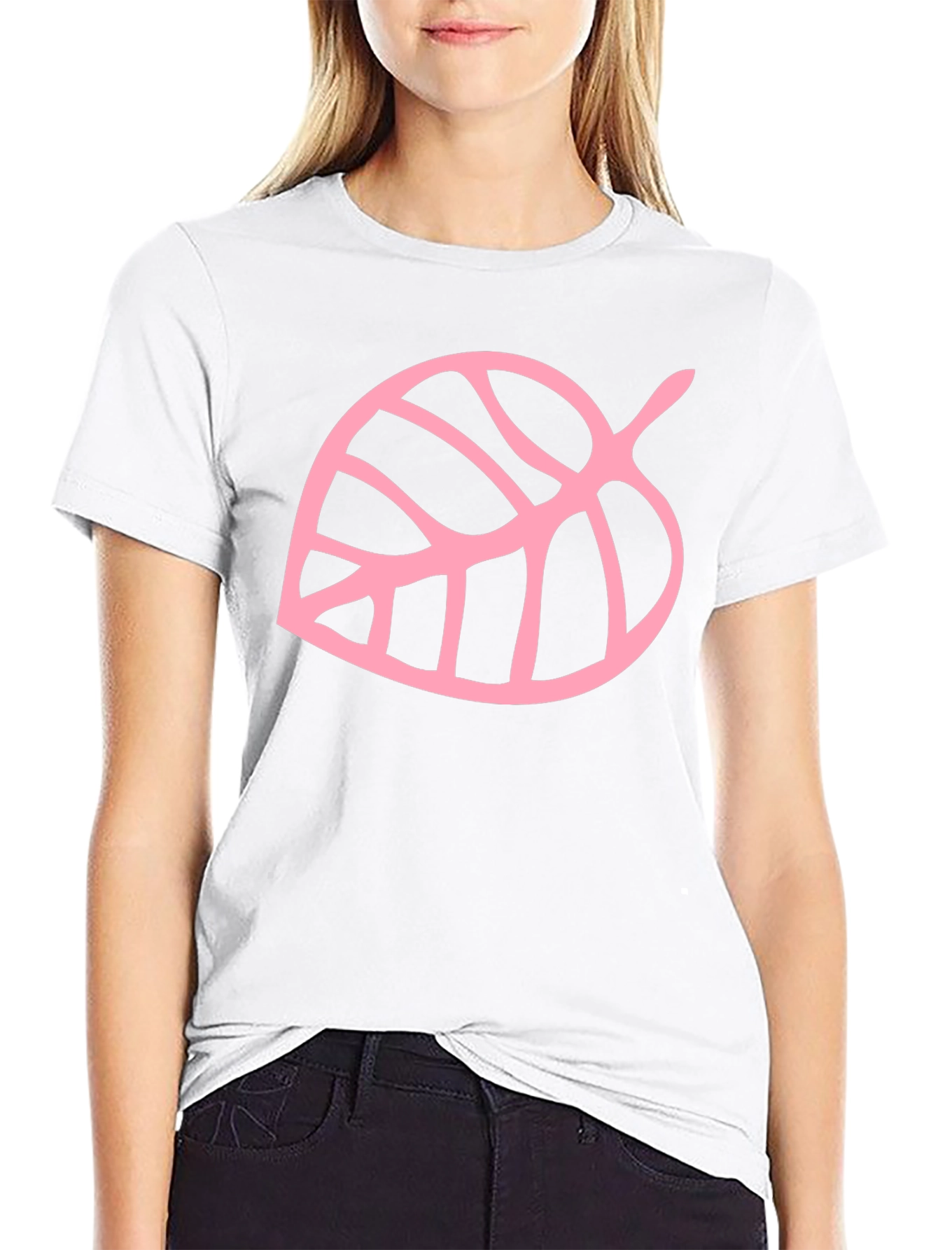Animal Crossing Leaf T-Shirt - Pink Design