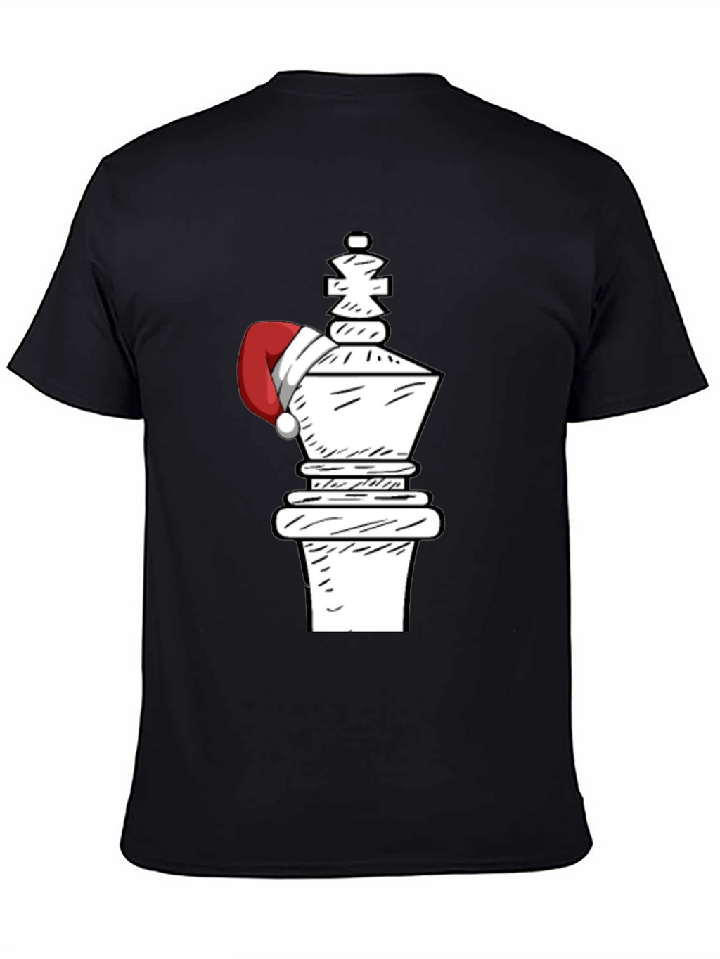 Festive Chess King Tee - Holiday Chess Player Apparel