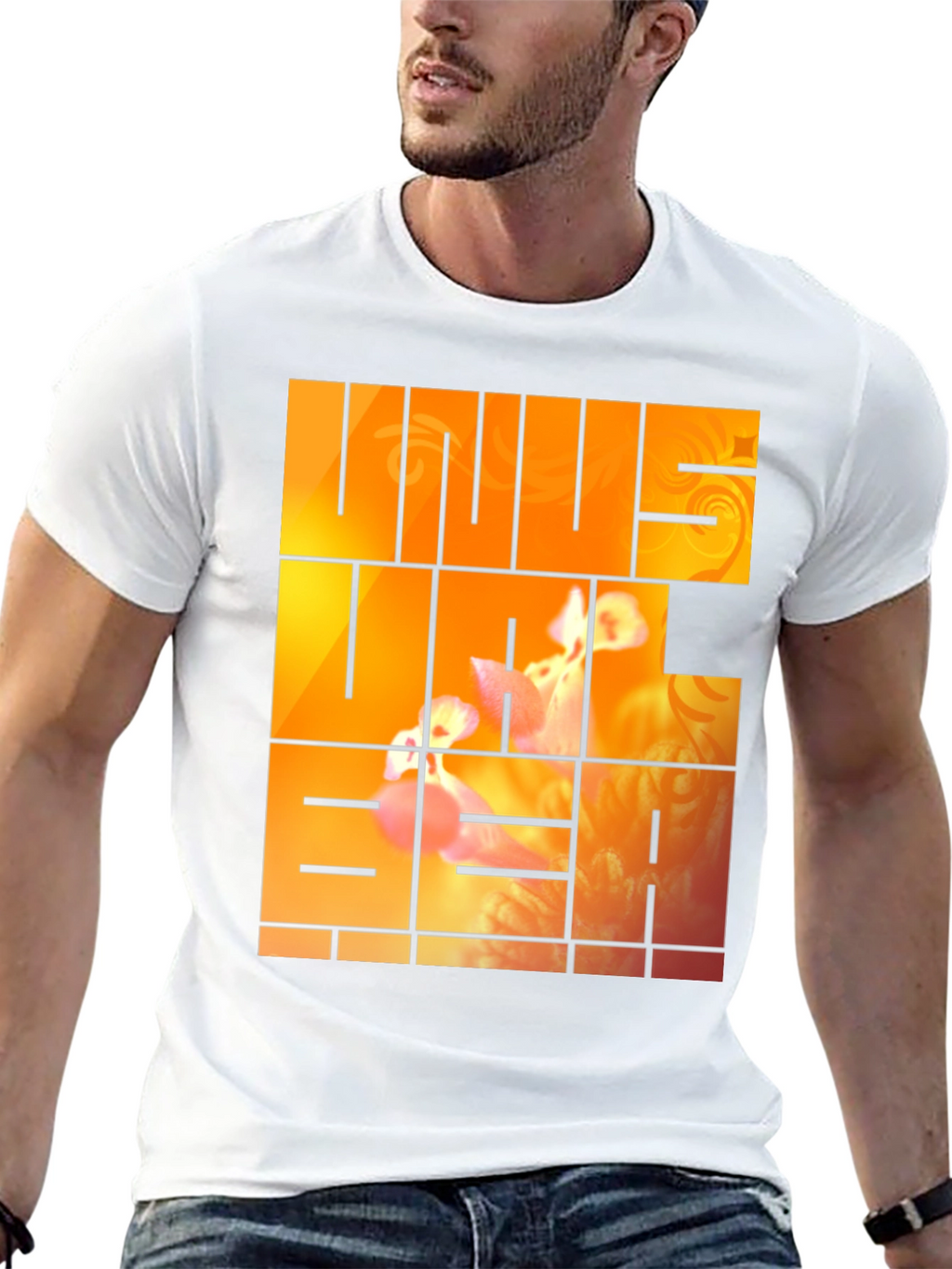 Unus Annus Graphic Print Black Tee