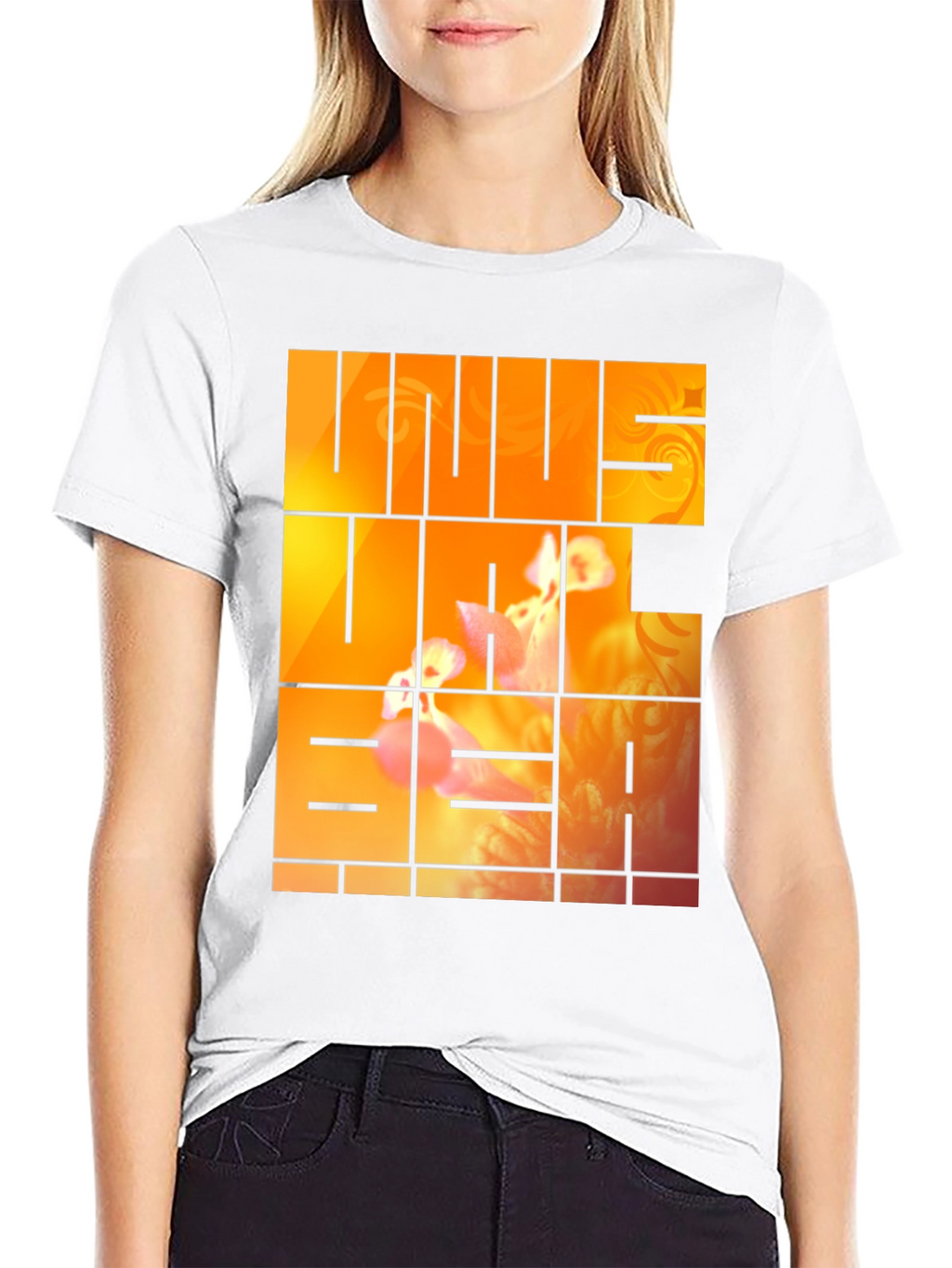 Unus Annus Graphic Print Black Tee